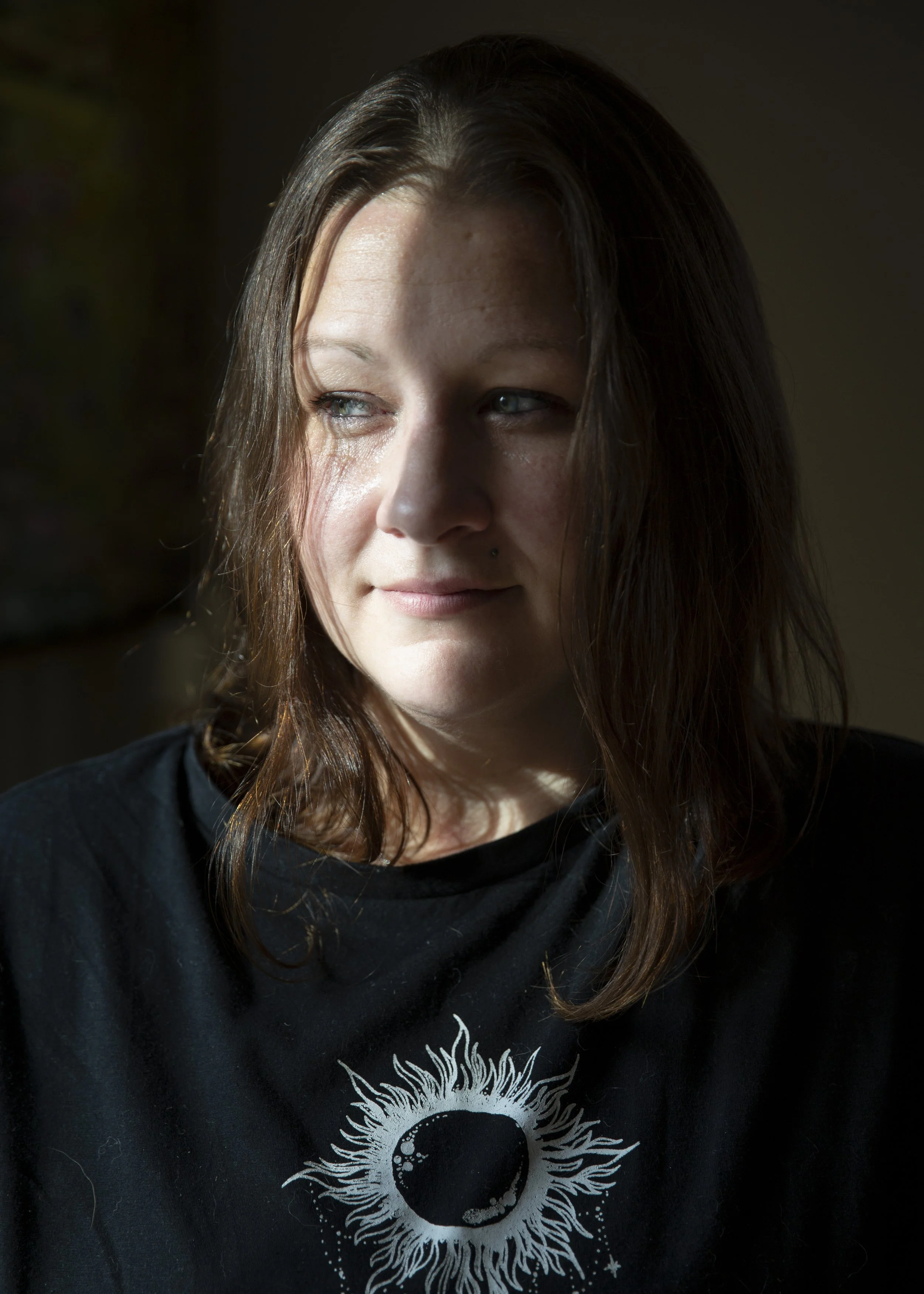  Cassandra Tibbits at a client’s home in Plainfield, N.H. Tibbits is one of seven women who went on the record in interviews about the sexual harassment they said they experienced while working for Upper Valley cleaning companies. Some of the women s
