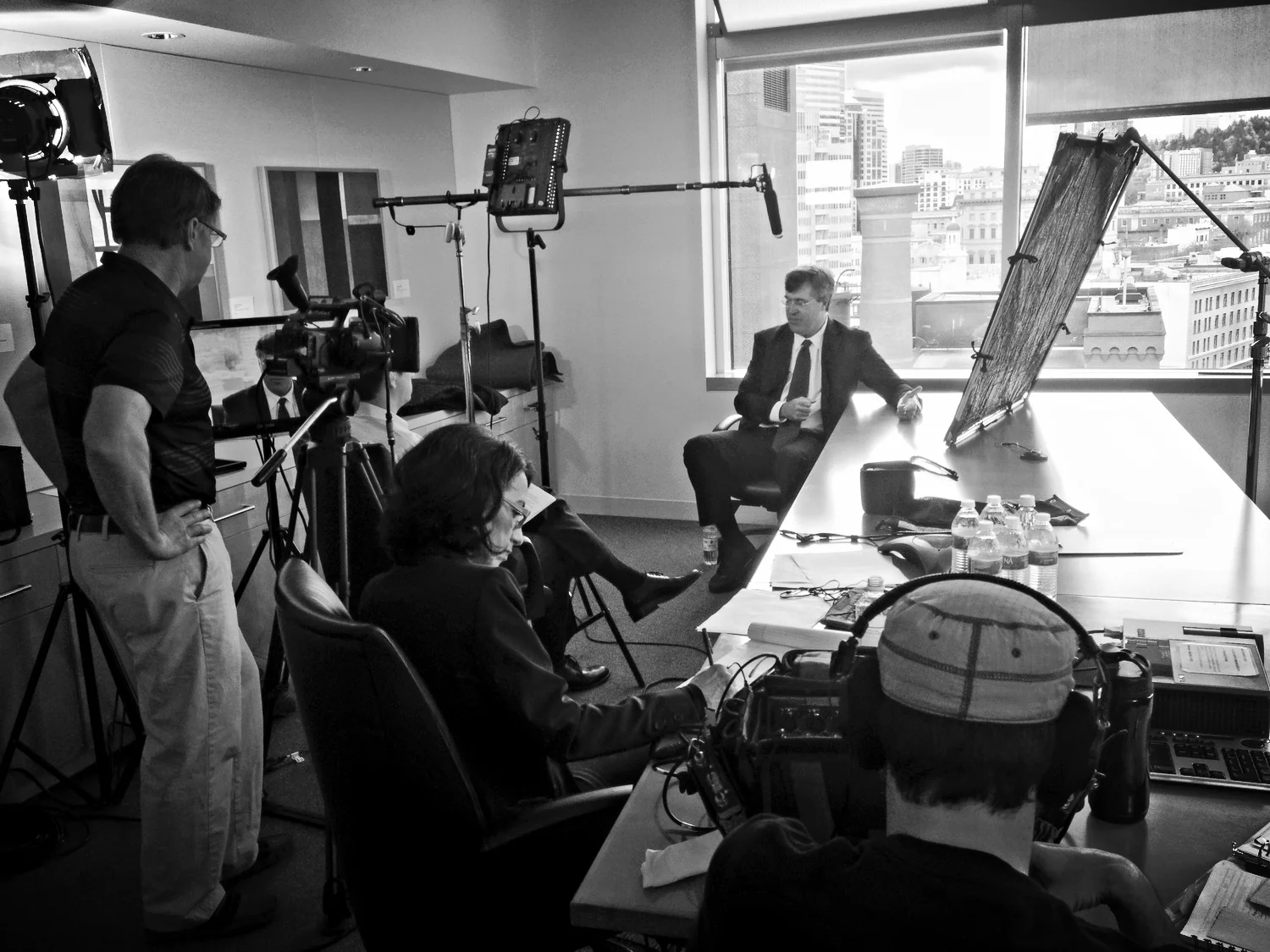 Interview set with clients 2013.