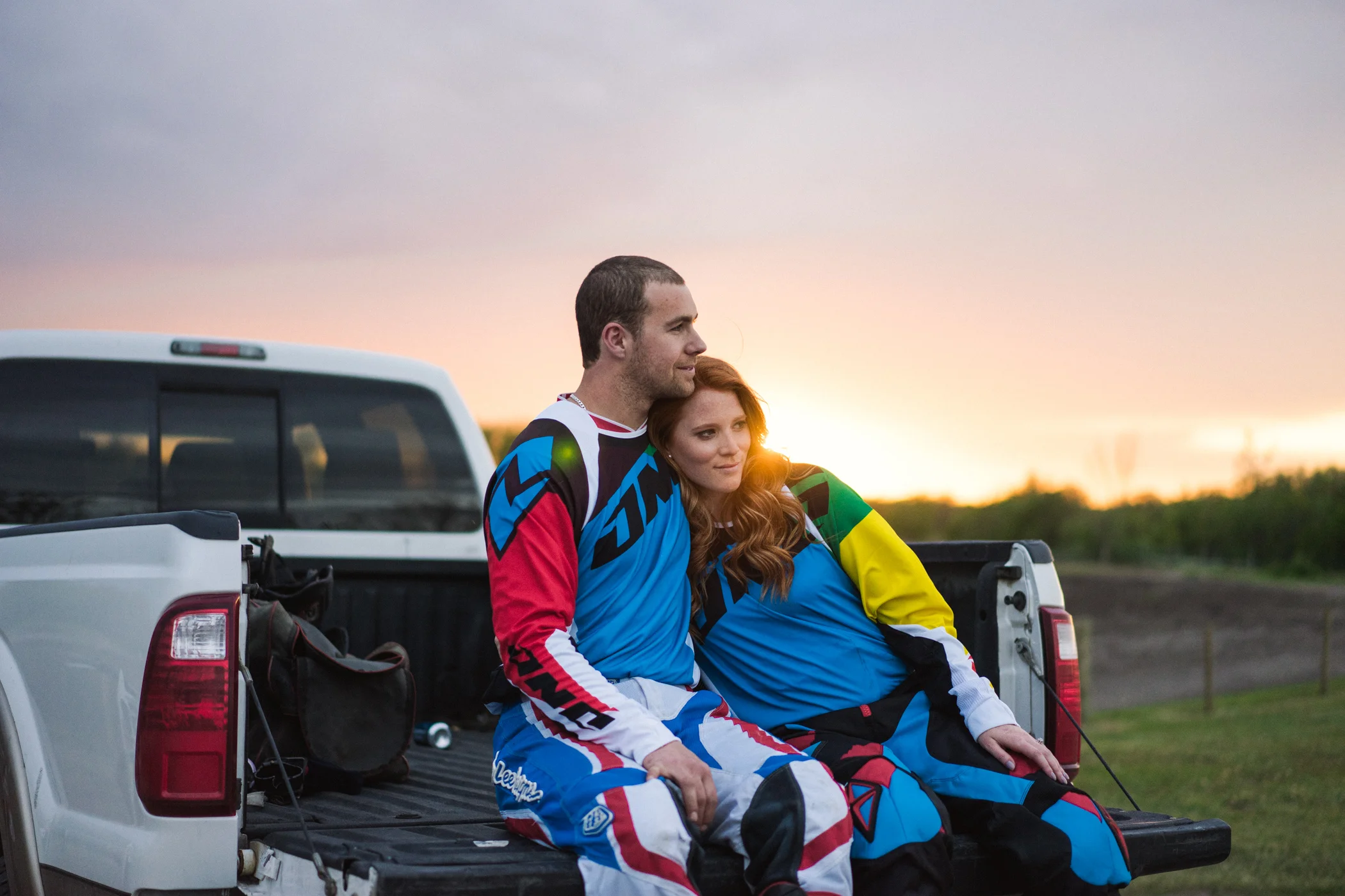 Kelsey and Ed - Grunthal Motocross Engagement