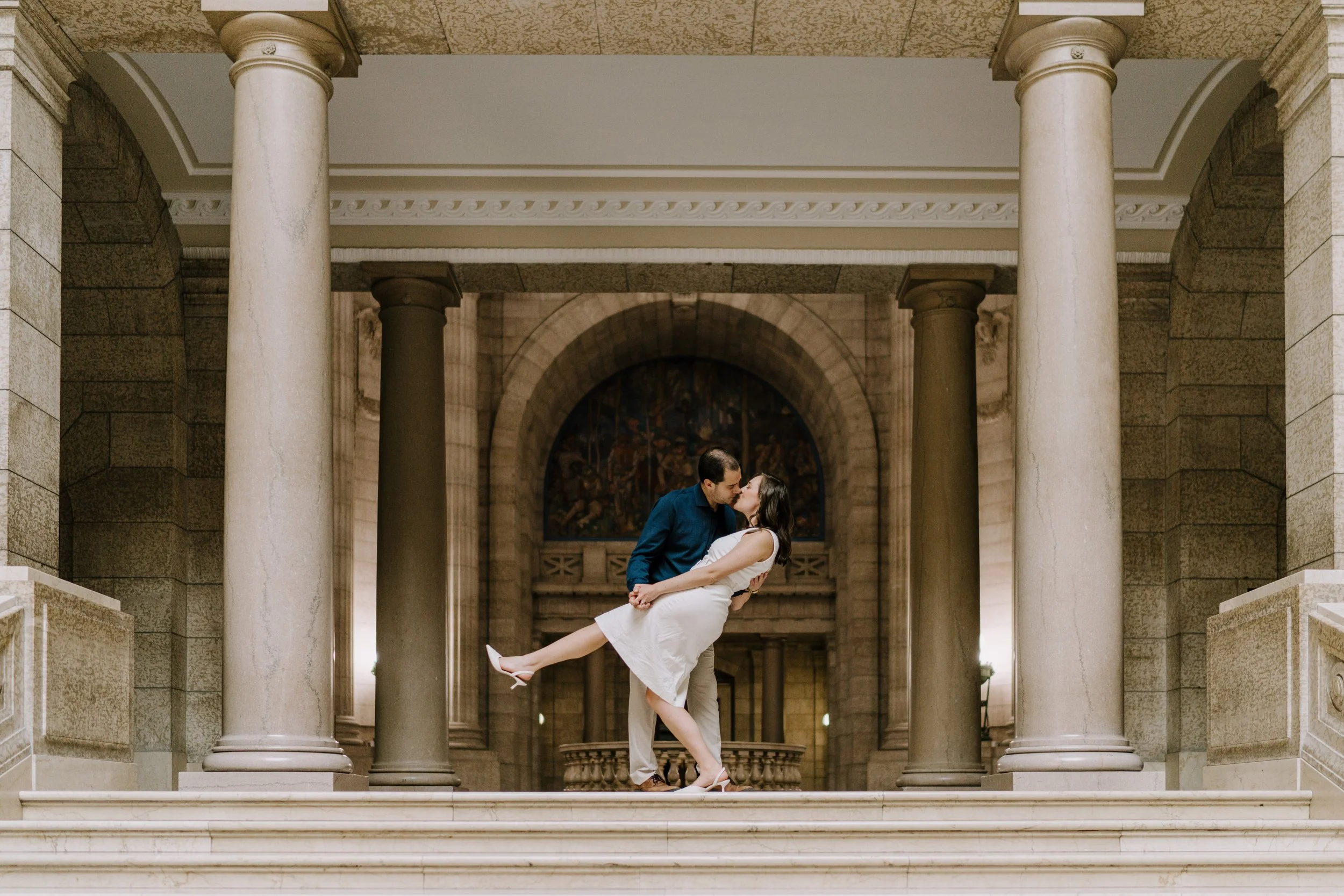 Amy and Mark - Manitoba Legislative Building Engagement
