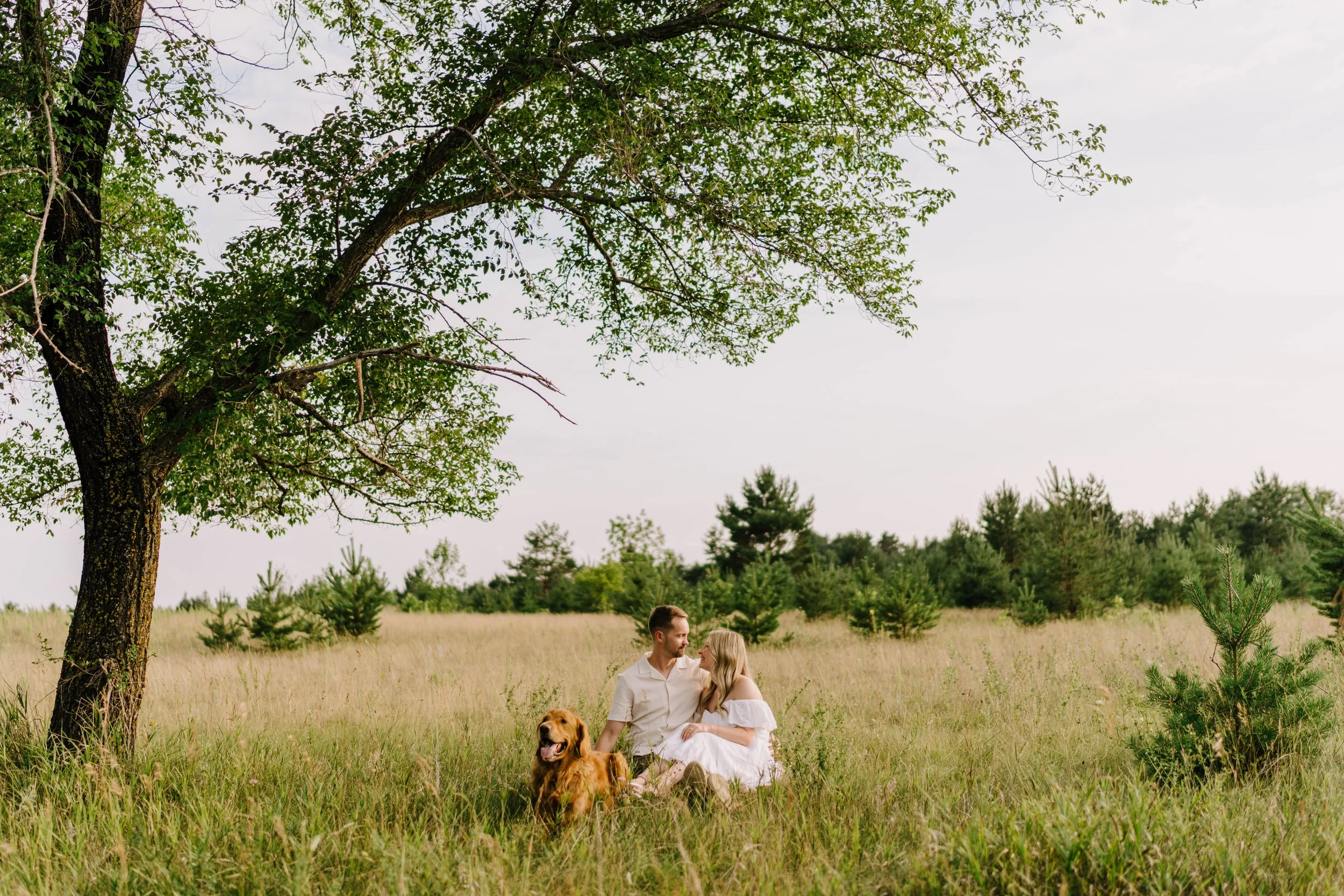 Katelyn and Alex - Birds Hill Park Sunset Engagement Shoot