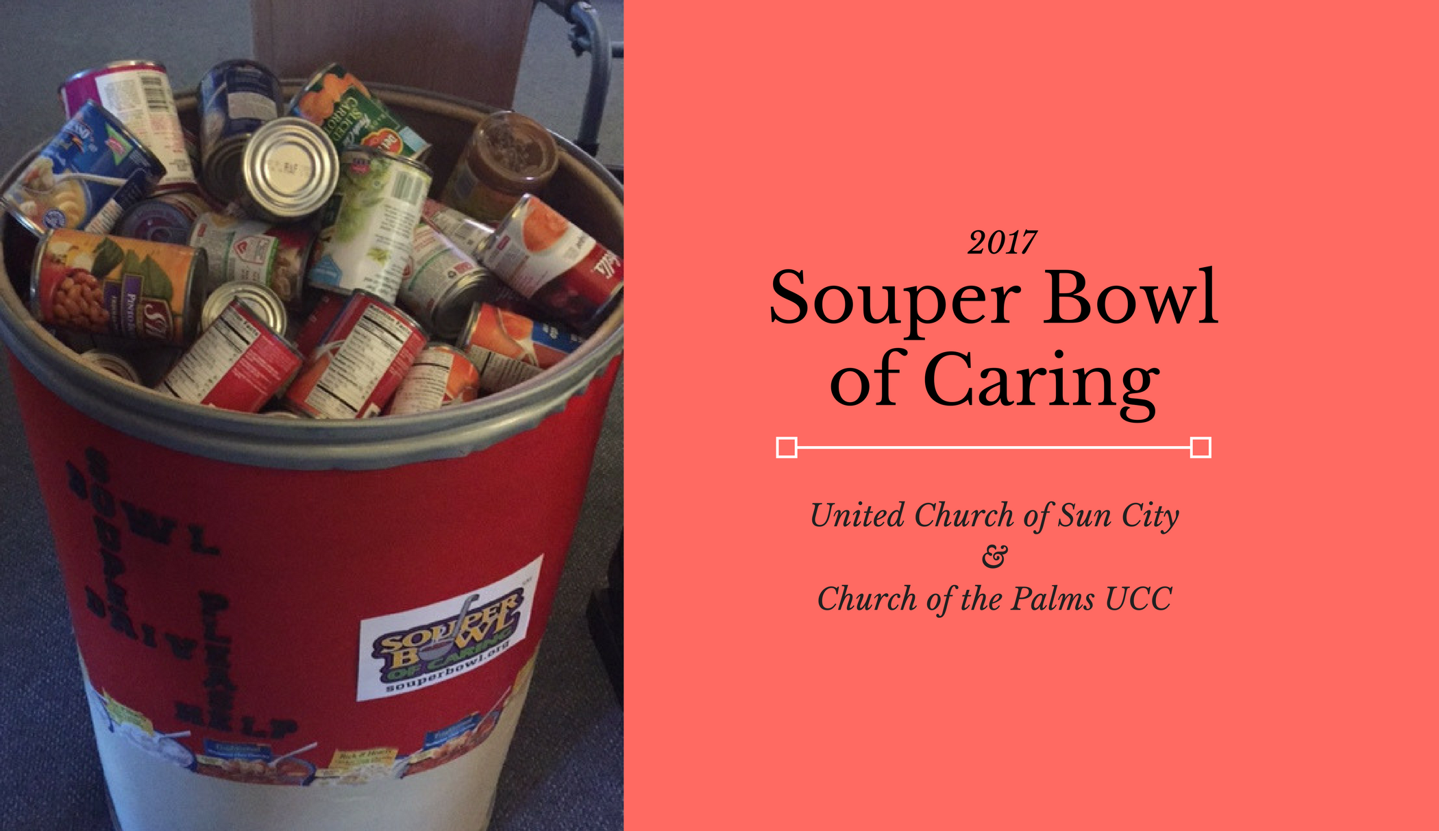 Via United Church of Sun City and Church of the Palms - Souper Bowl of Caring