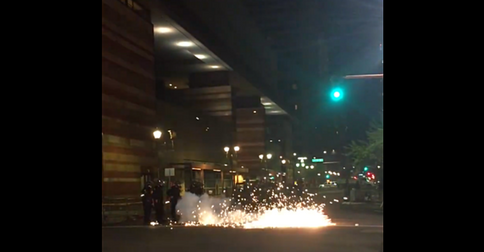 From Rev. Lyons' video of the incident.