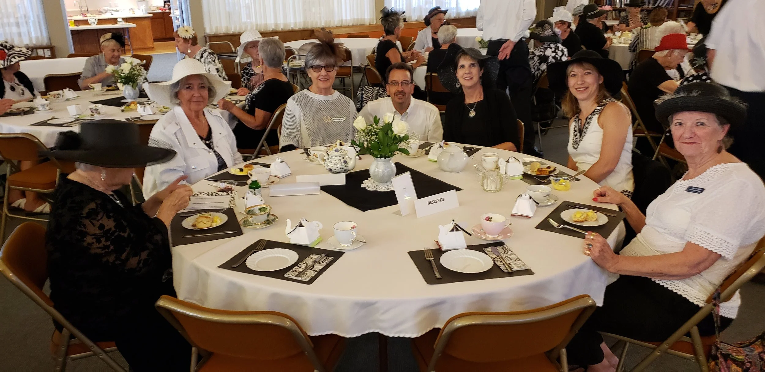 Ladies Black and White Afternoon Tea at United Church of Sun City