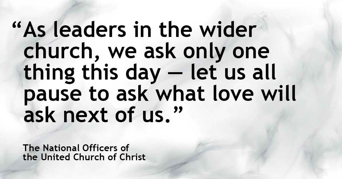 UCC officers urge worshippers to tap healing power of love to close political divide