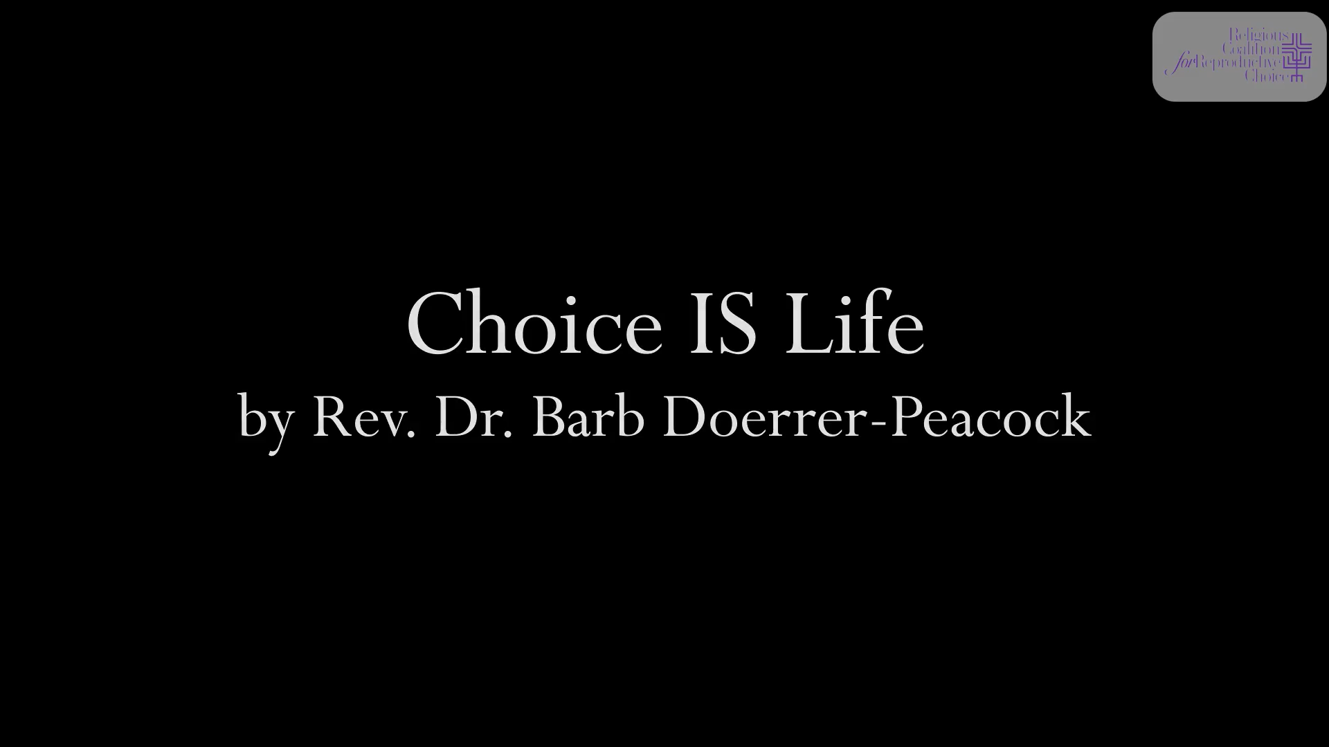 Choice IS Life