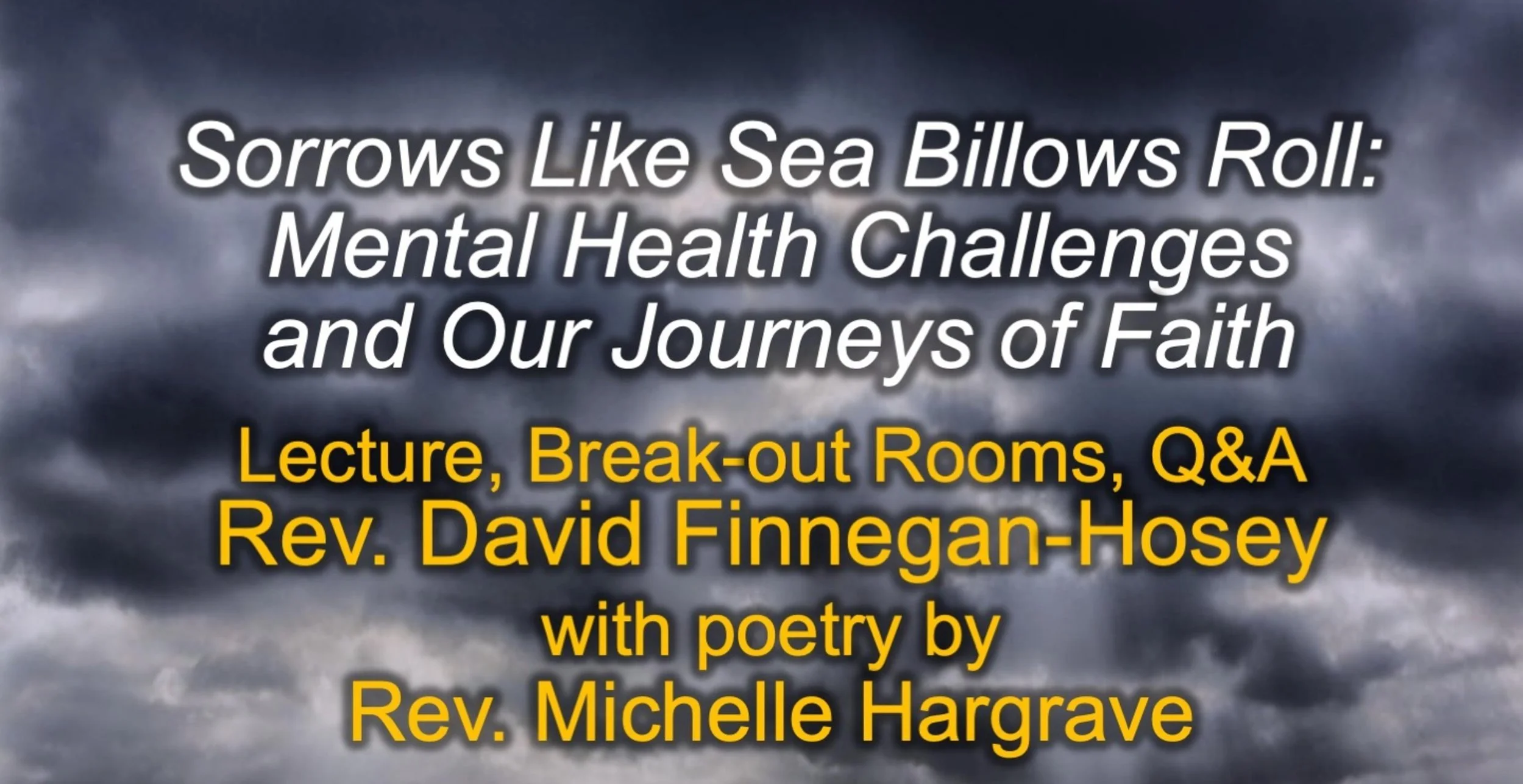 3rd Annual Sawitski Memorial lecture series