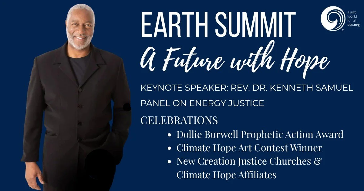 Save the Date and Plan to Gather Members to Watch the UCC Earth Summit on April 25th