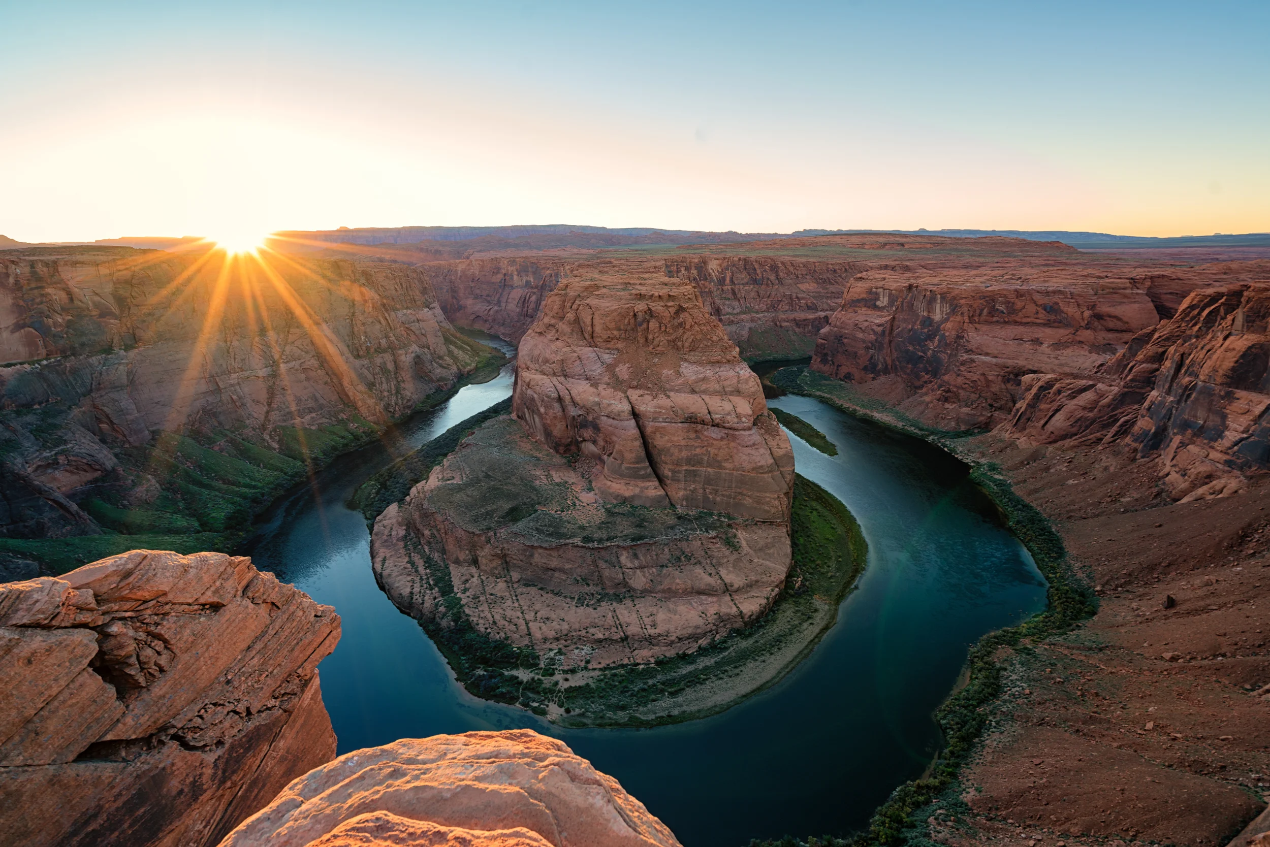 Sunset at Horseshoe Bend