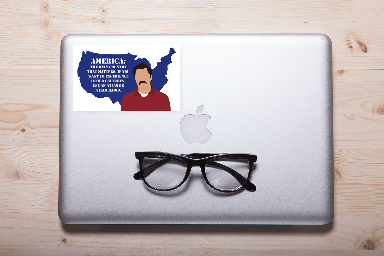 Parks and Recreation "America" Laptop Sticker