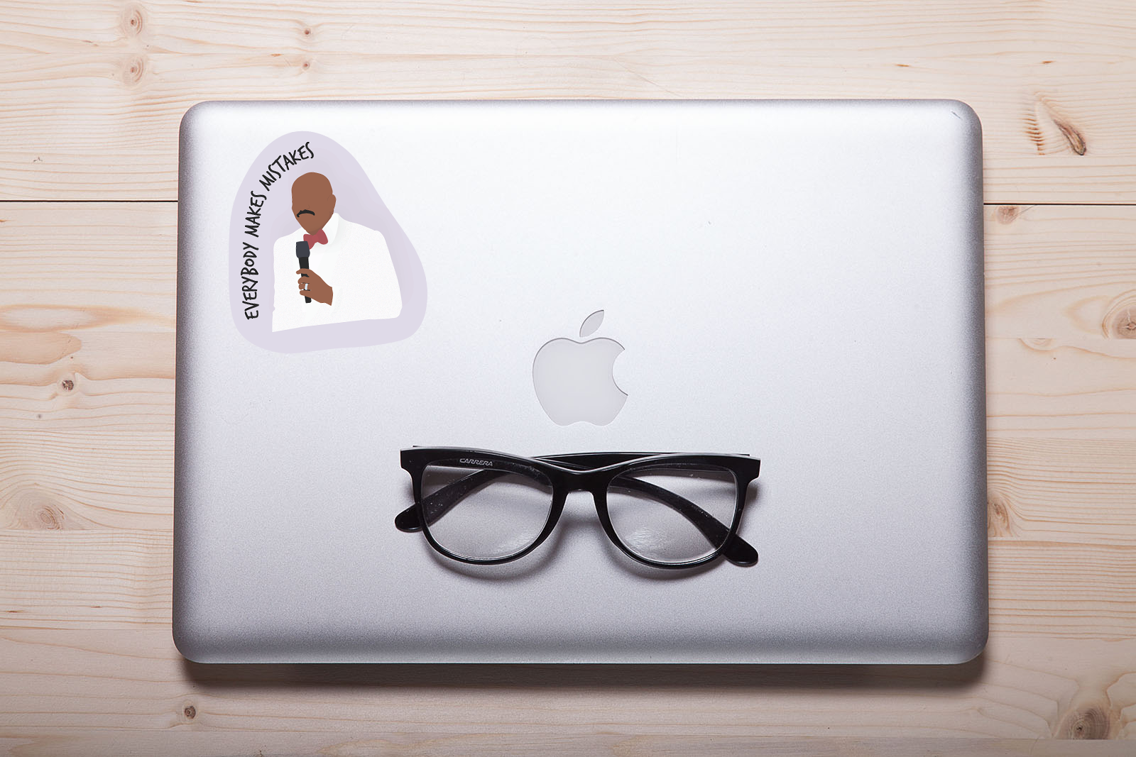 Steve Harvey "Everybody Makes Mistakes" Laptop Sticker