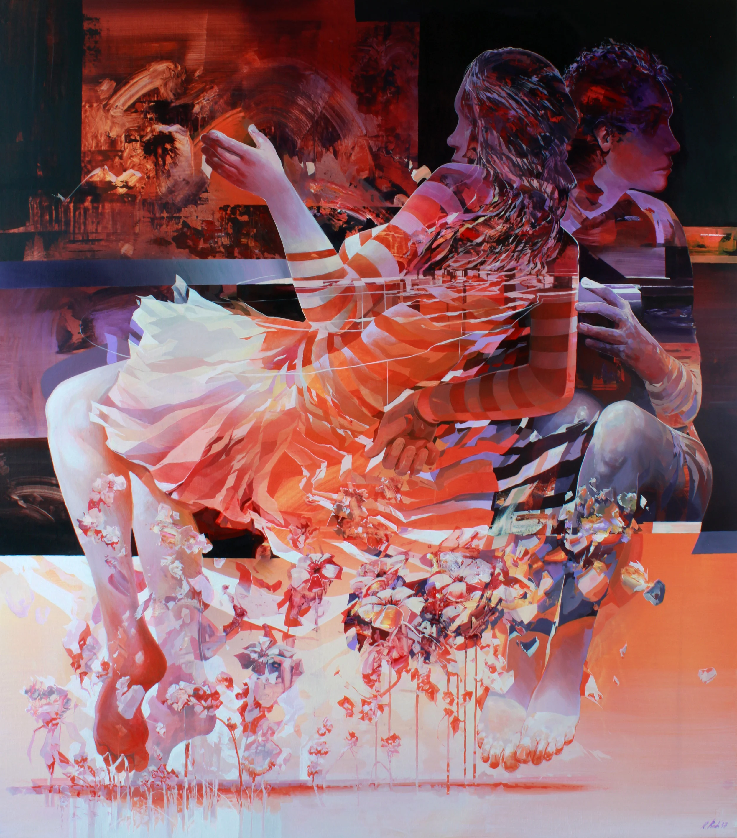 'Lovers in orange'