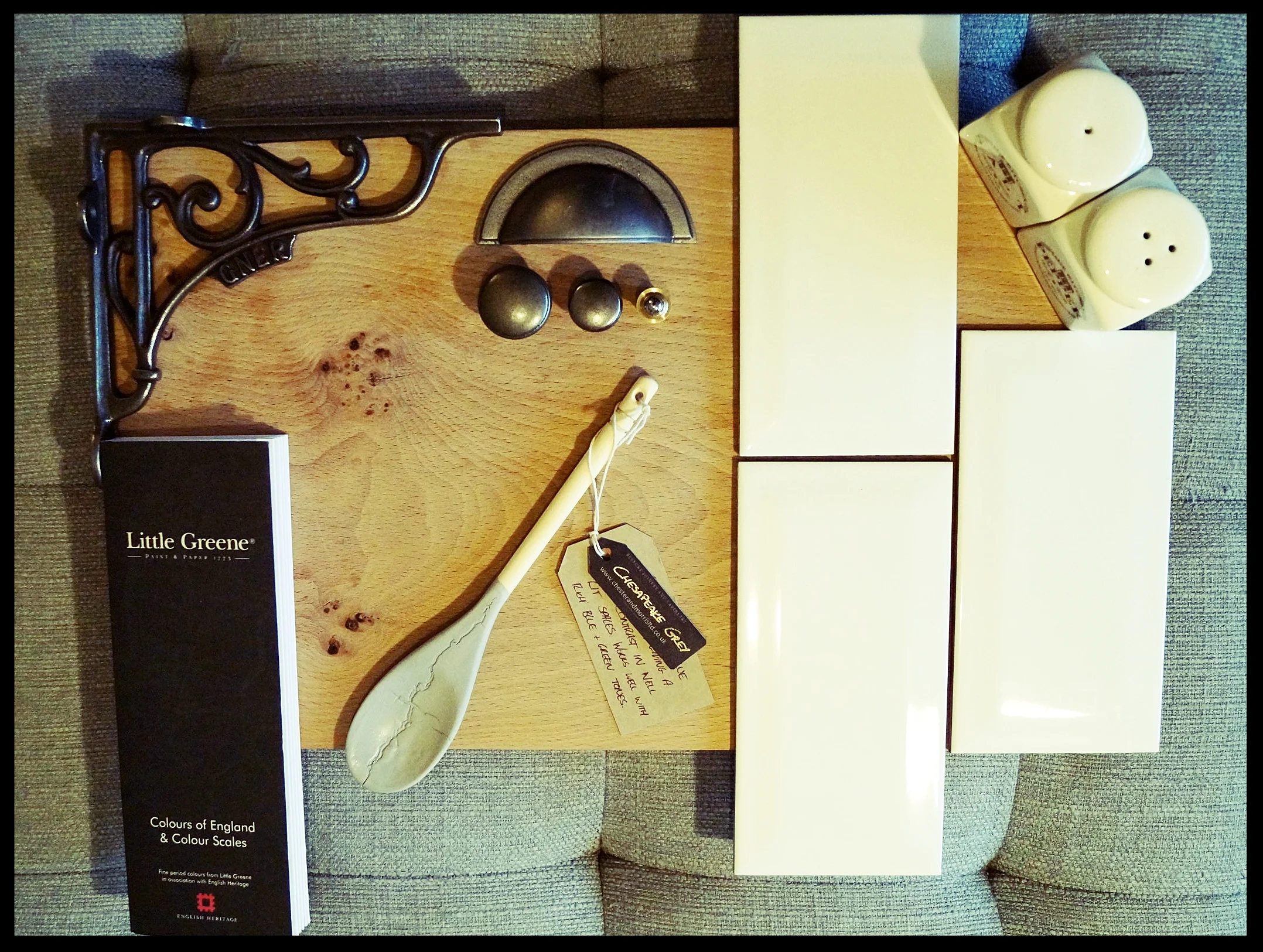 Mood boarding a kitchen.