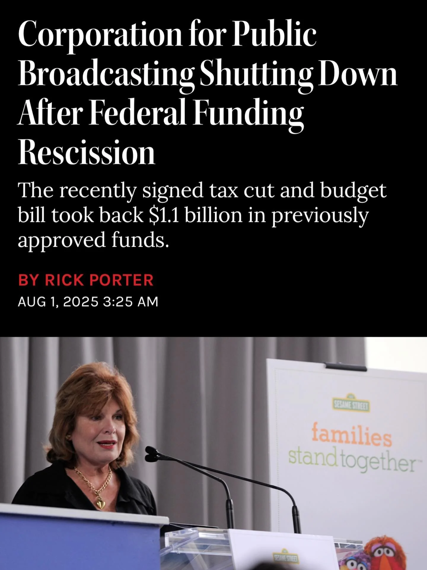 Trump just killed PBS. If you are too tired to keep fighting, take a vitamin or something because we are only 7 months in. 
.
#pbs #pbskids #fucktrump