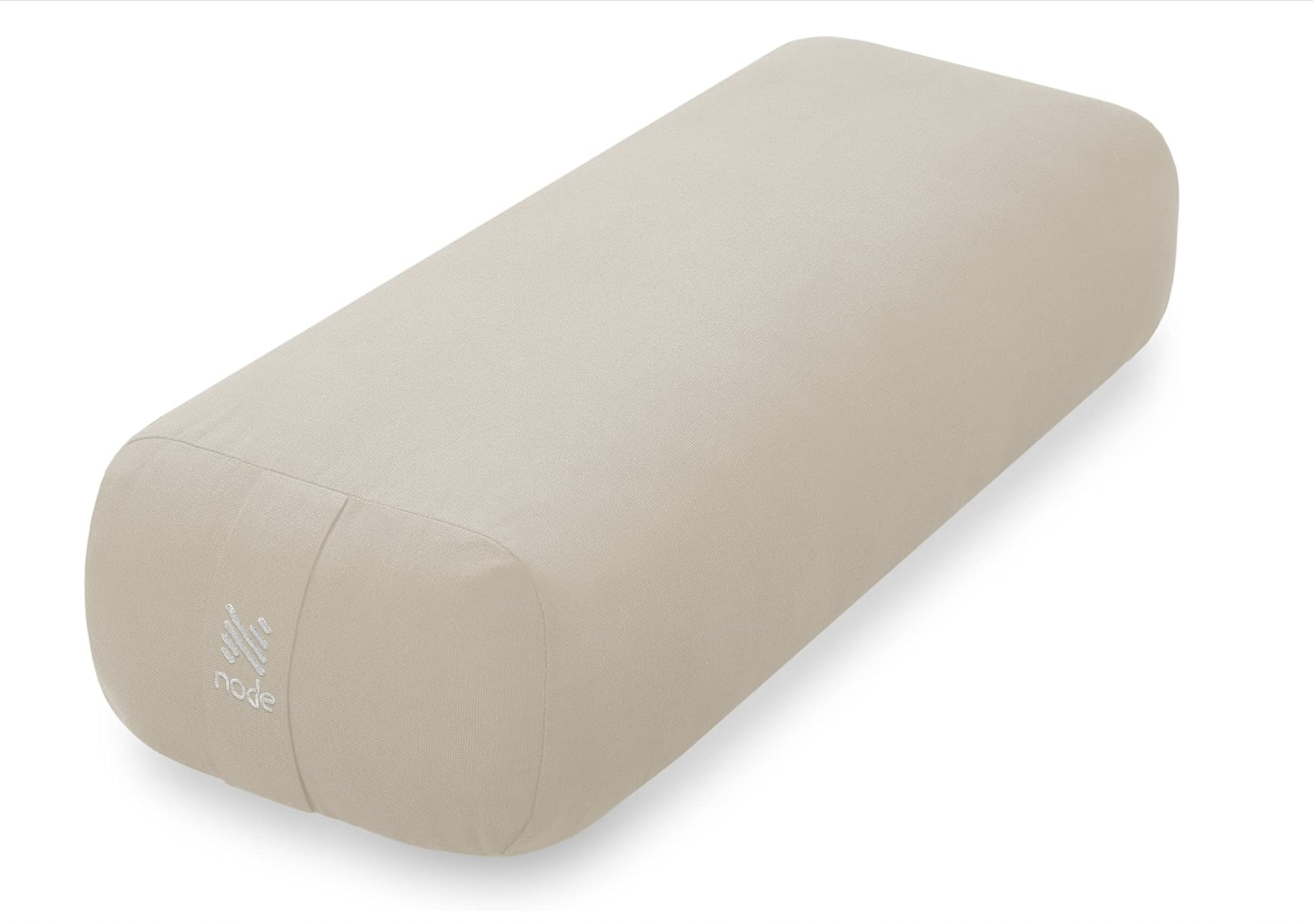 Yoga bolster for restorative yoga, stretching, and relaxation.