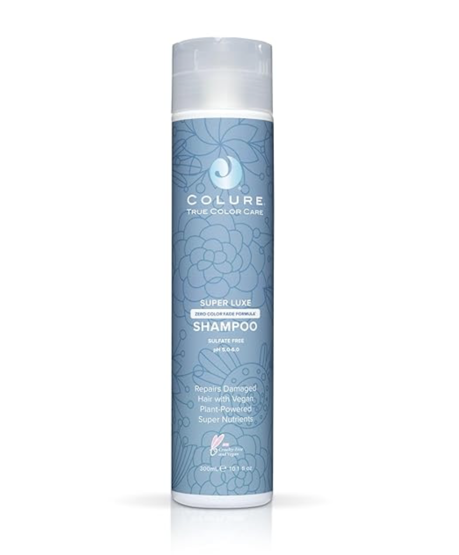 Colure professional shampoo recommended by Just Lago for healthy hair care.