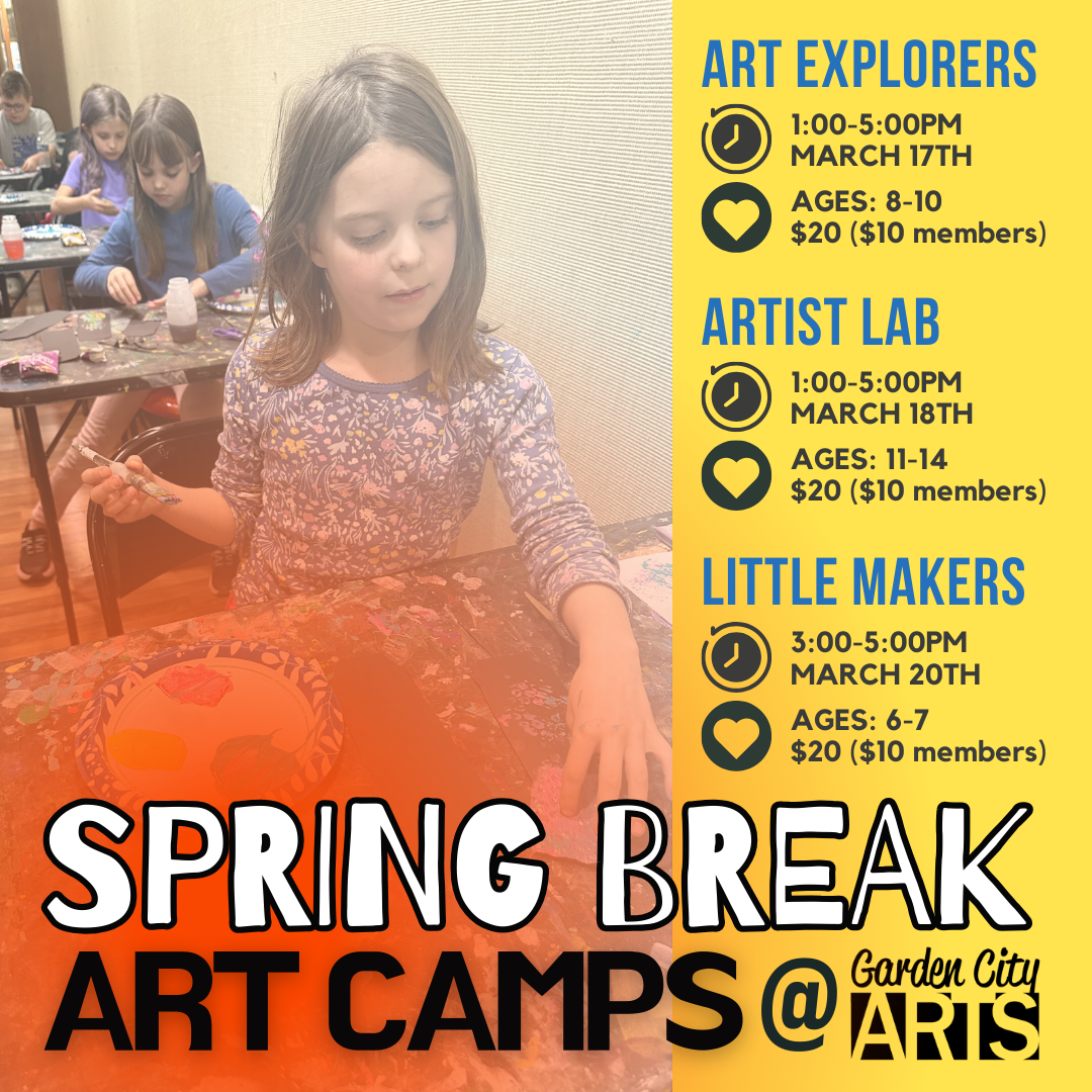 Spring Break Art Camps: Ages 6-7