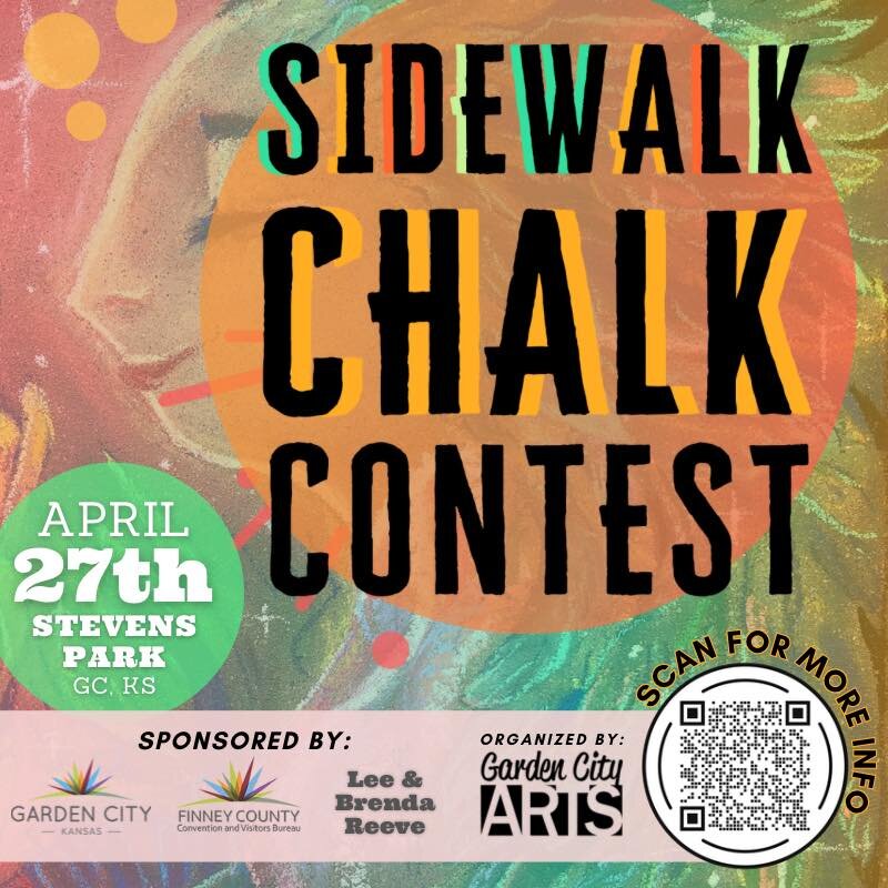 The Sidewalk Chalk Contest is just around the corner! Make sure to mark your calendars and make sure you visit Downtown Garden City on Saturday, April 27th! Artists will be working from 1-5pm on their squares and the Banner Art Walk will also be happ