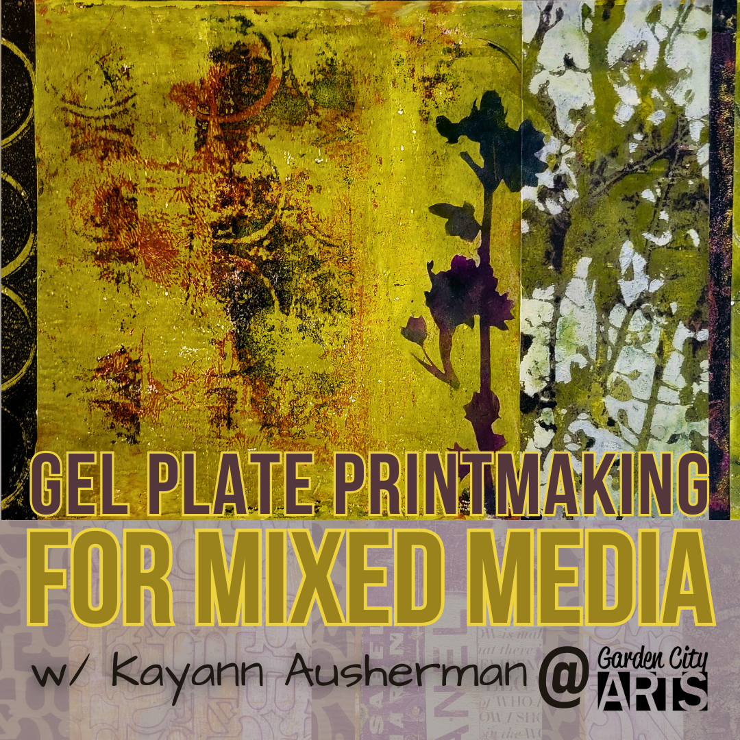 Gel Plate Printmaking for Mixed Media