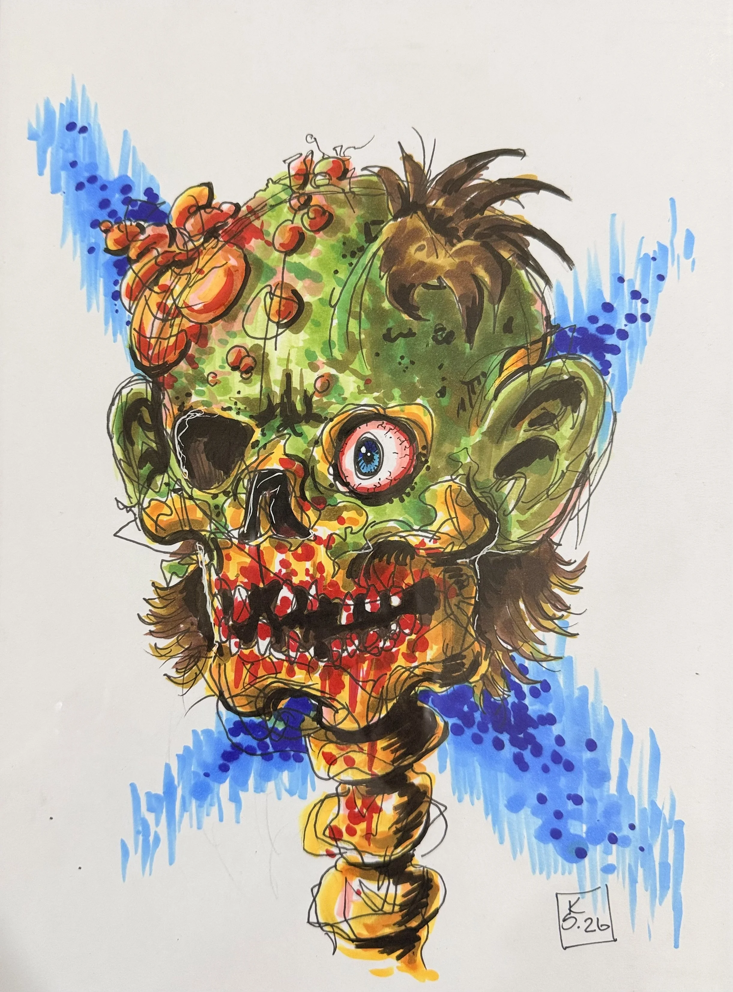 Original Artwork by Kendall Stevenson "Tom in Chaos"