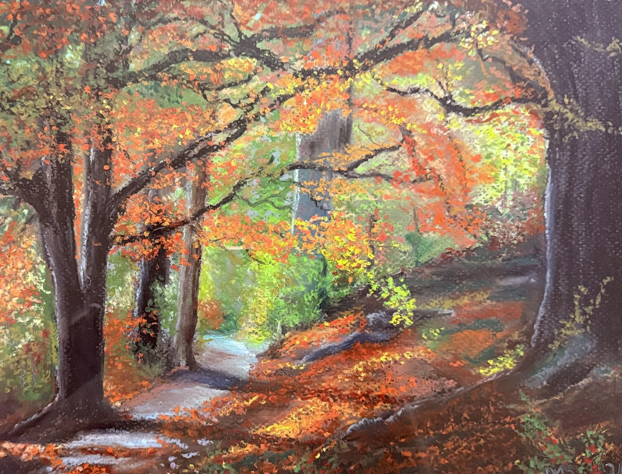 Original Artwork by Mary Jo Schultz "Walk Through the Shadows"