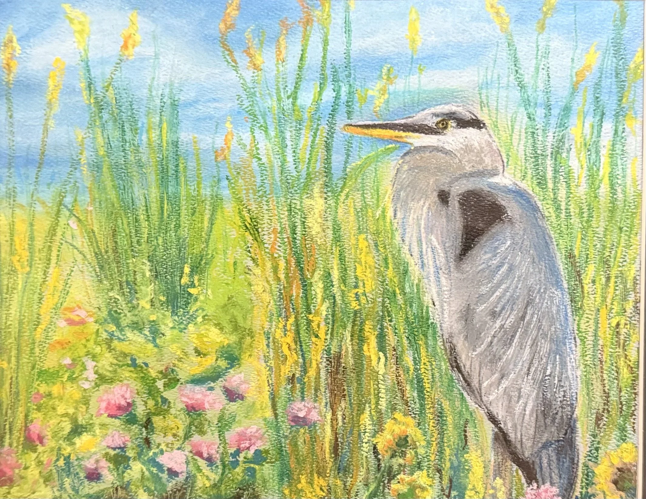 Original Artwork by Mary Jo Schultz "Kingfisher"