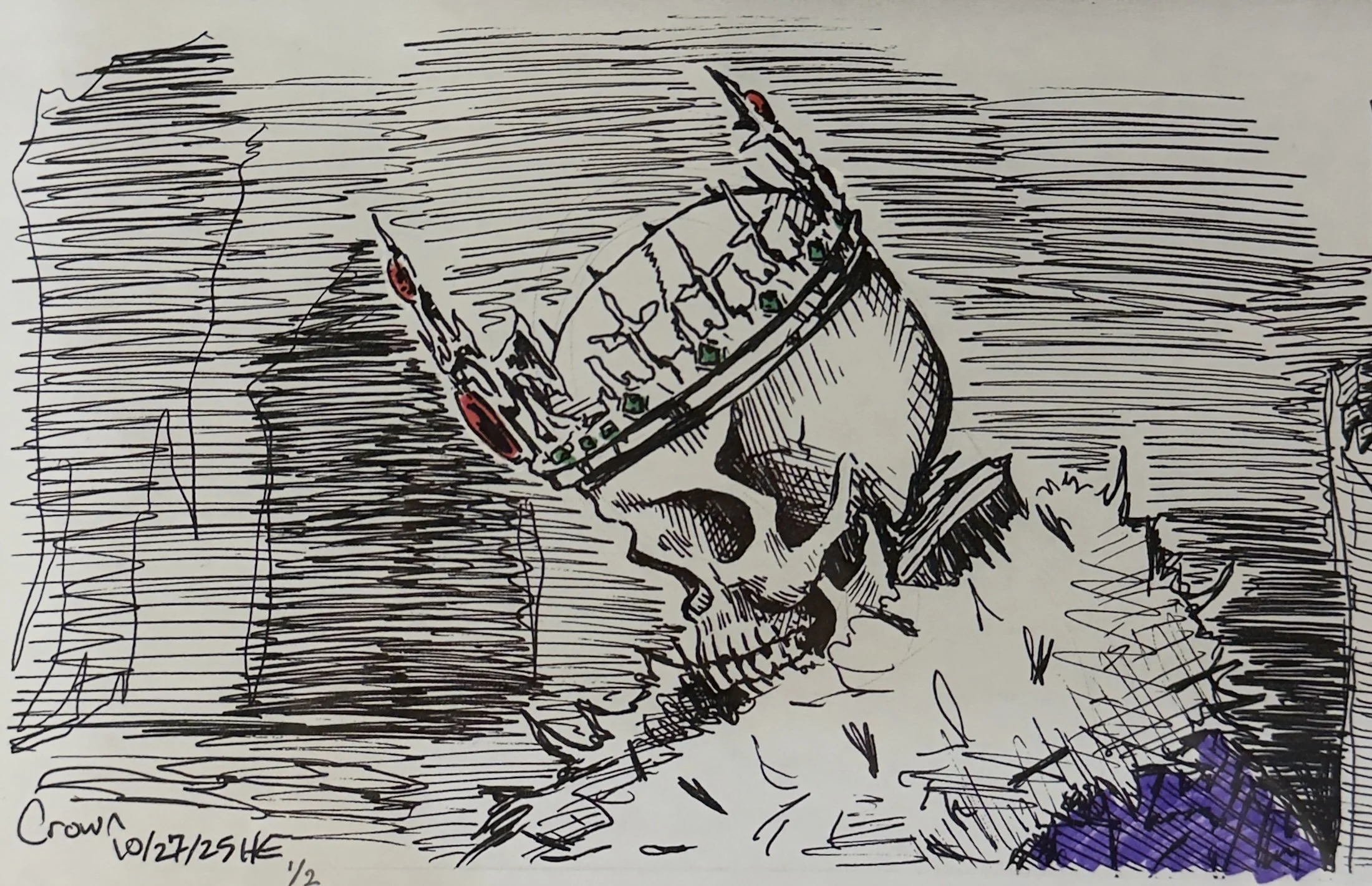 Original Artwork by Haily East, "Crown"