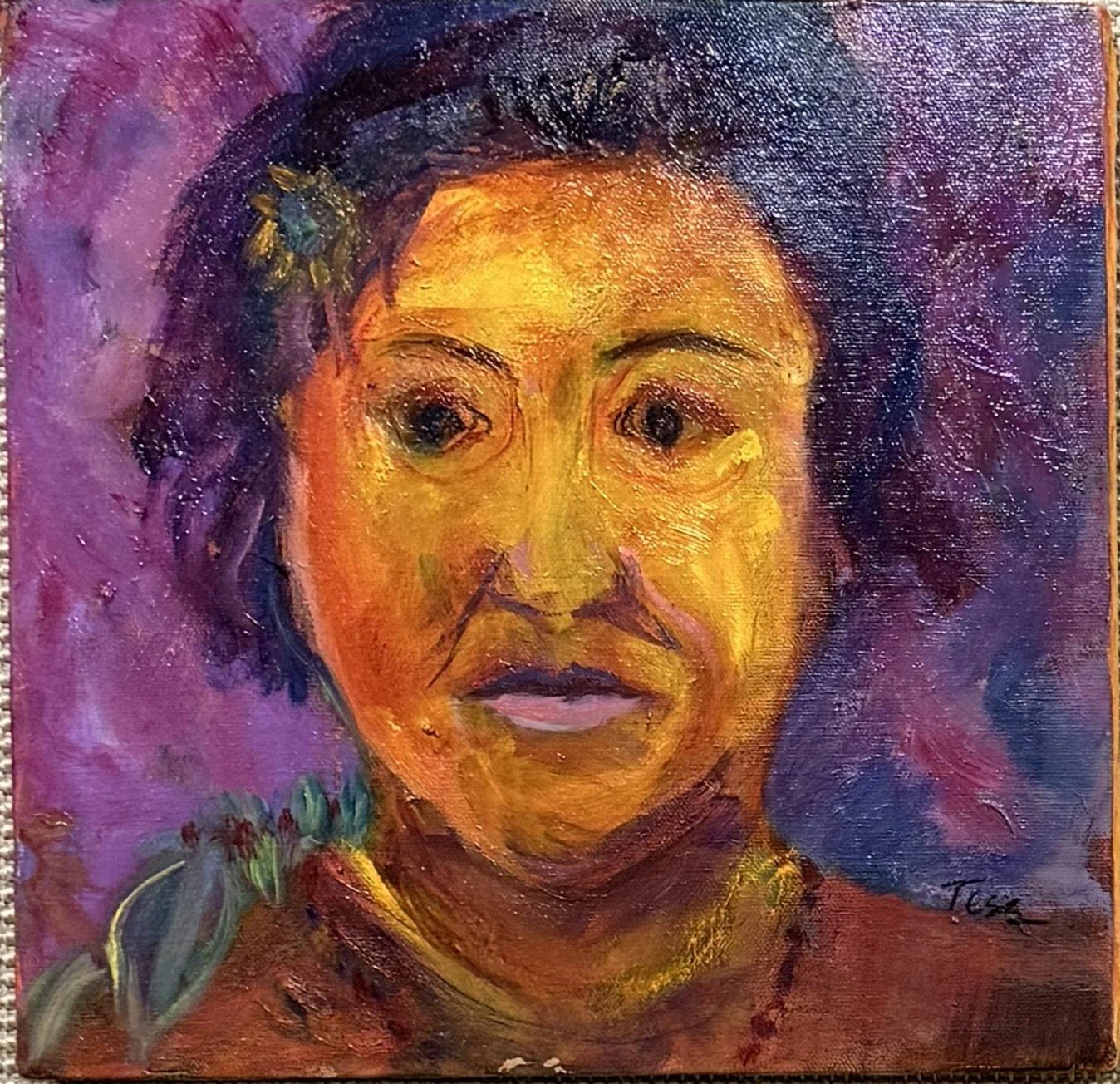 Dunkel McKnight Tess Self Portrait Rosary Beads Oil 200.jpeg