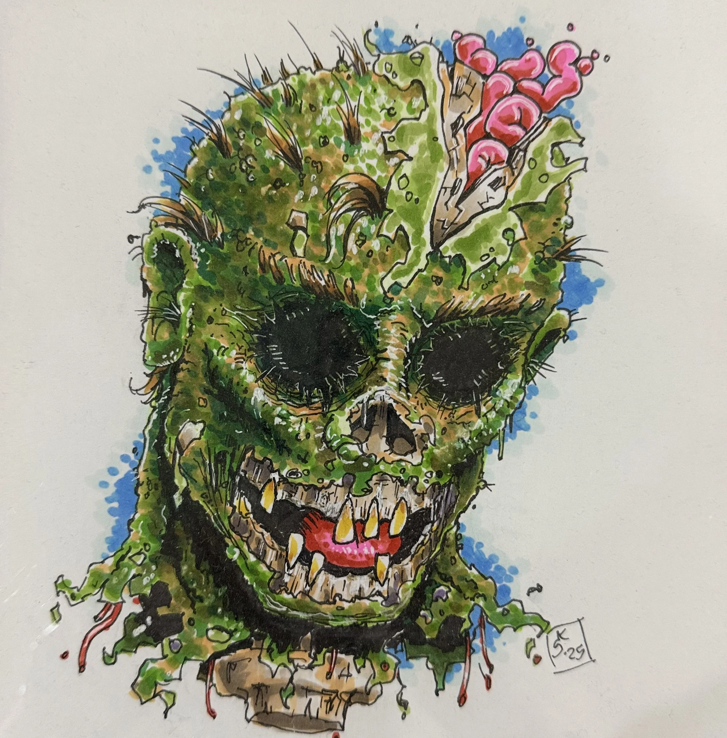 Original Artwork by Kendall Stevenson "See No Evil"