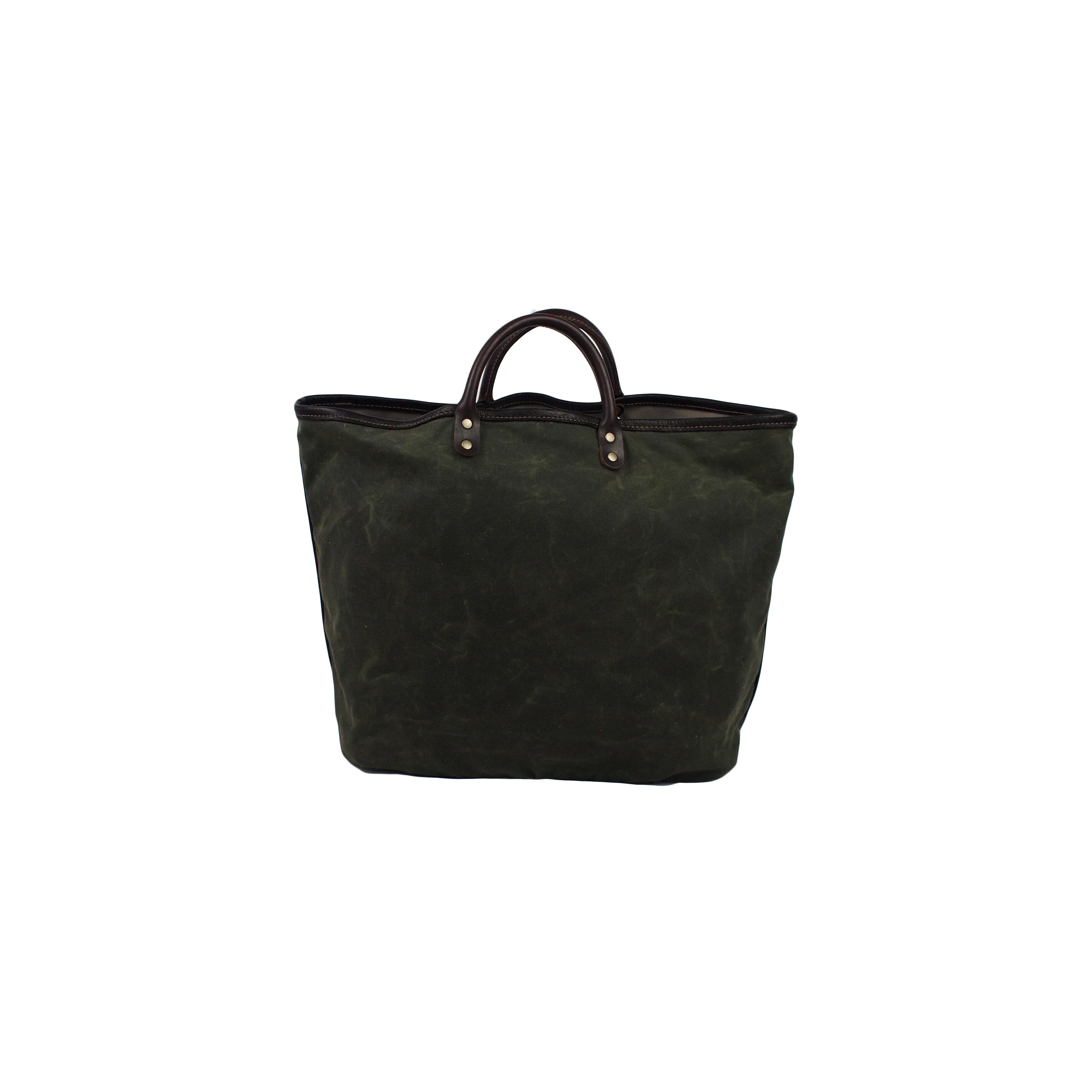 LC. 22 - DOWNTOWN TOTE (WAXED OLIVE)
