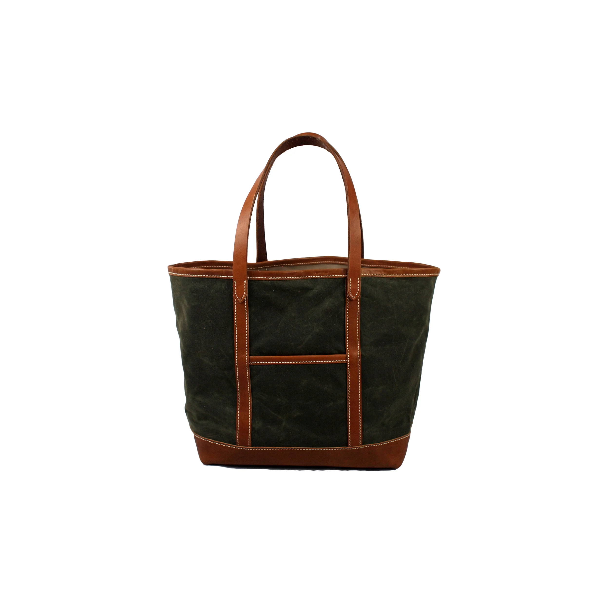 LC. 24 - LARCHMONT TOTE (WAXED OLIVE)