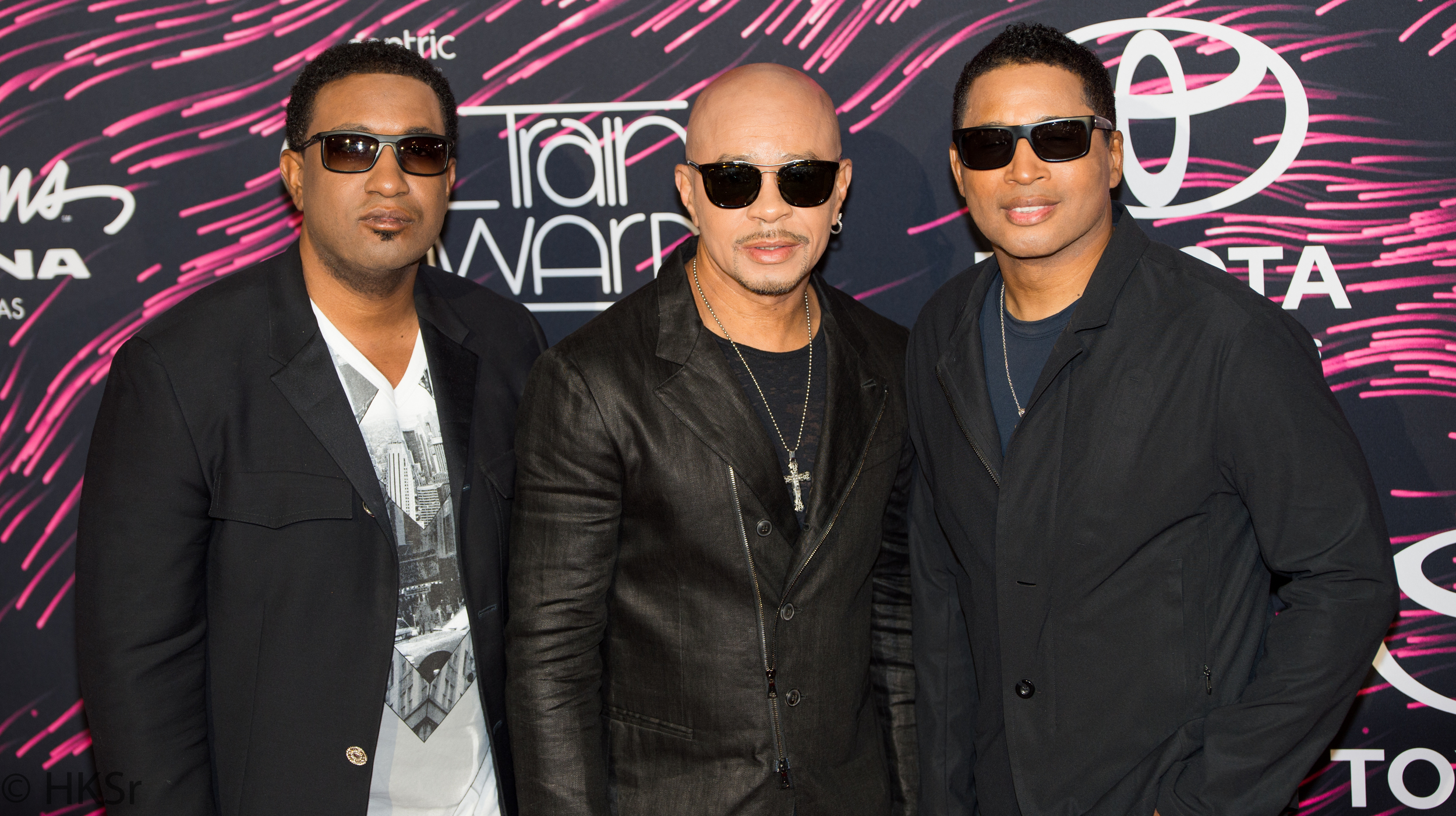 After 7 on the red carpet before the show at the Soul Train Awards