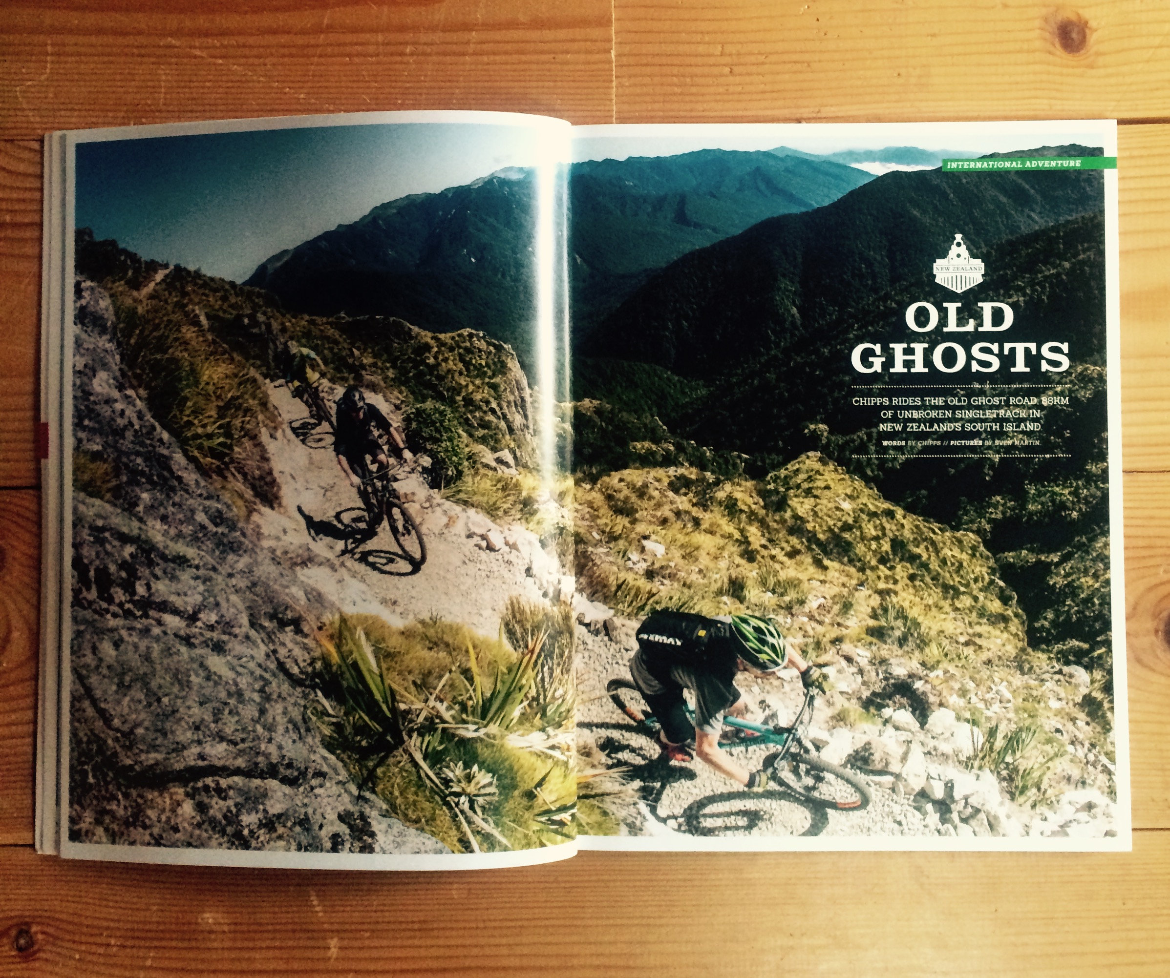 Singletrack Mag 2015 The Old Ghost Road, NZ article