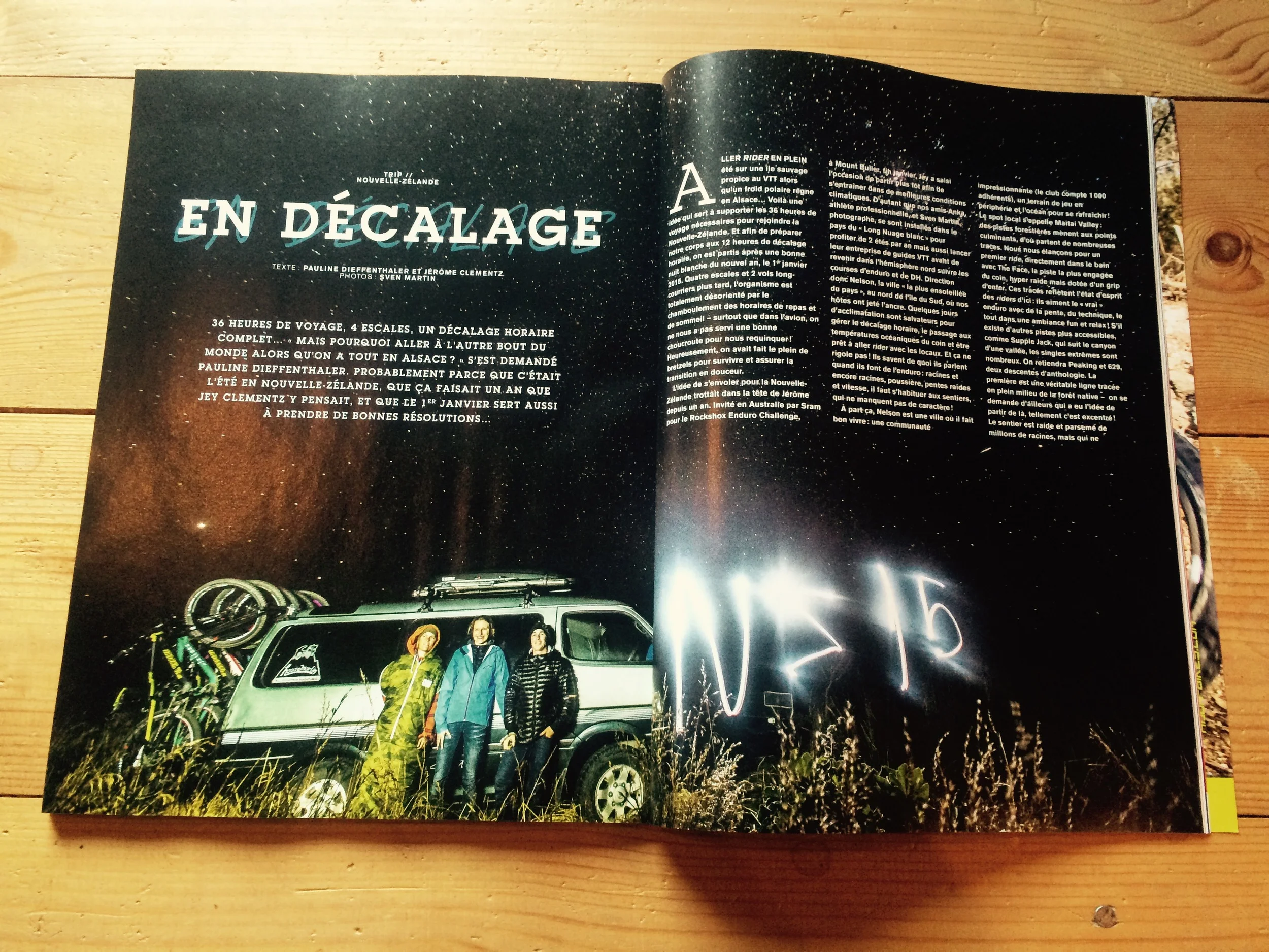 Dirt Magazine France 2014 NZ Travel story