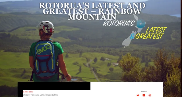 Flow Australian Magazine - Rotorua feature for NZ Tourism 2015