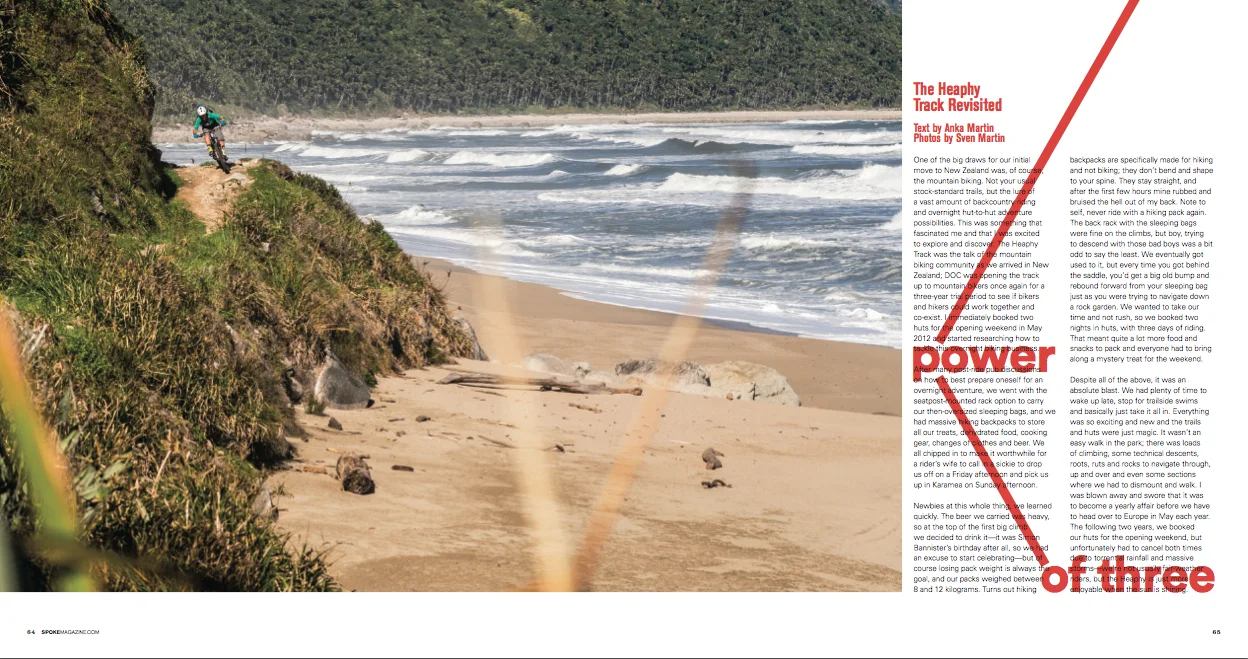 Heaphy article, Spoke Magazine 2015