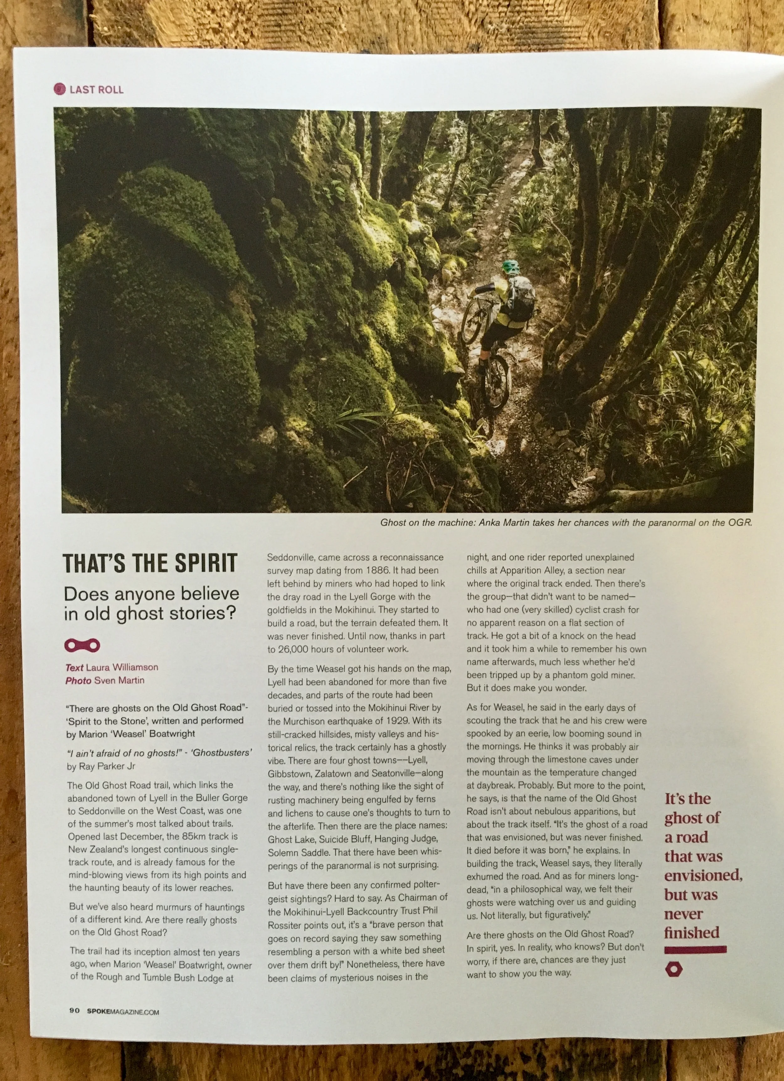 Spoke Magazine, NZ 2016