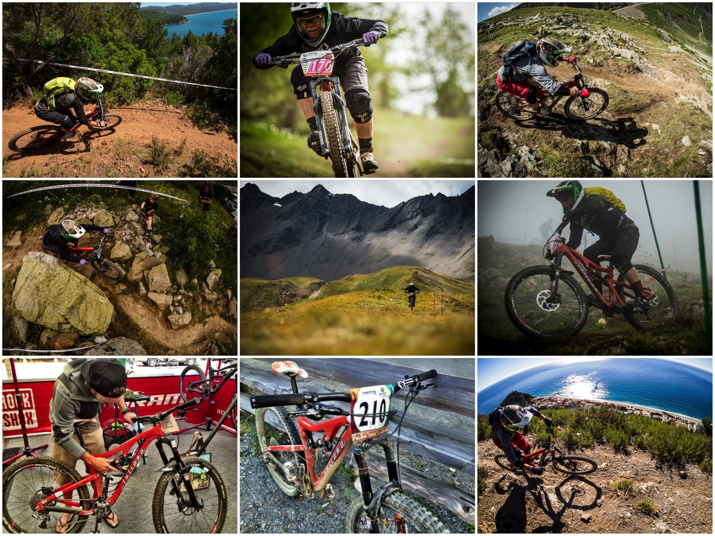 2013 EWS Season: Punta Ala Italy, Val D’Allos France, Les Deux Alpes France, Val D'Isere France, Winter Park CO, Whistler Canada, Finale Ligure, Italy.