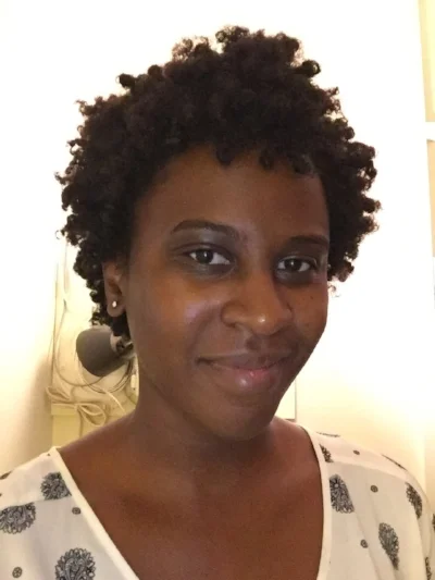 My first twist-out in August 2017. My mom helped me out!