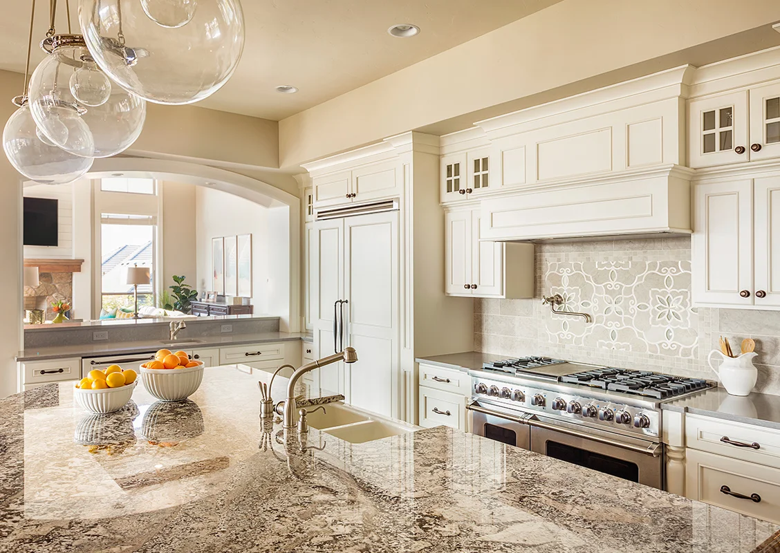 Stunning fitted kitchen in Cornforth White