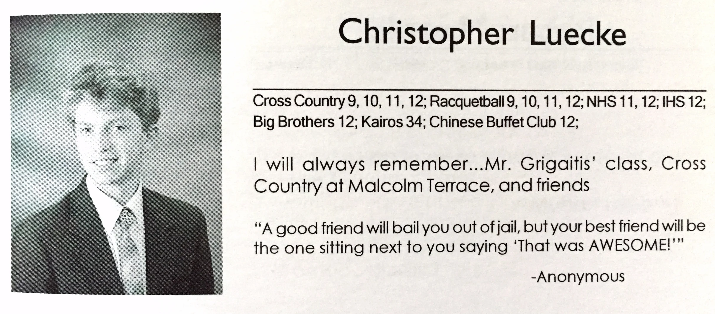 Still no regrets on my senior quote...just my picture