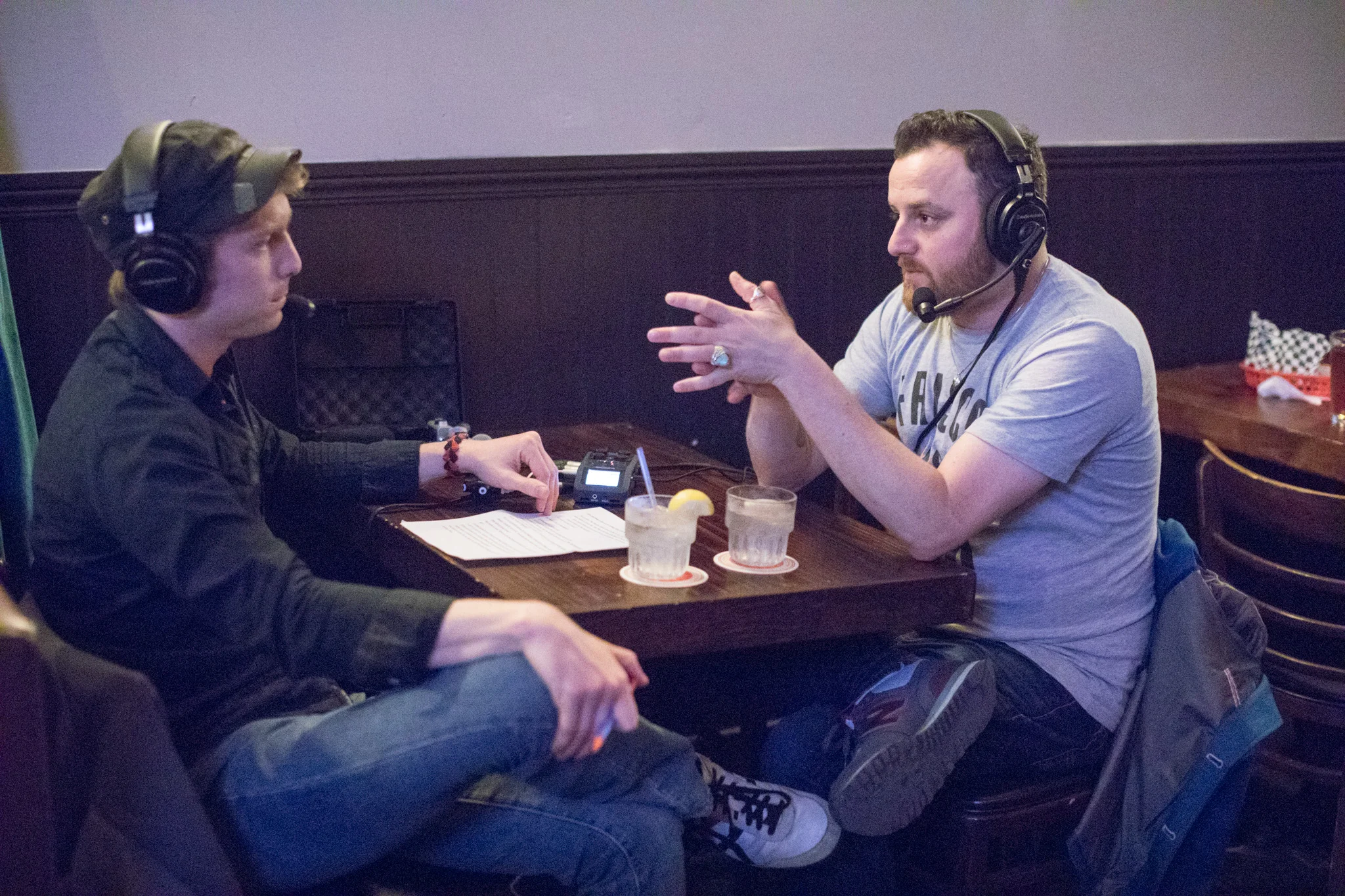 Pubcasting in action...