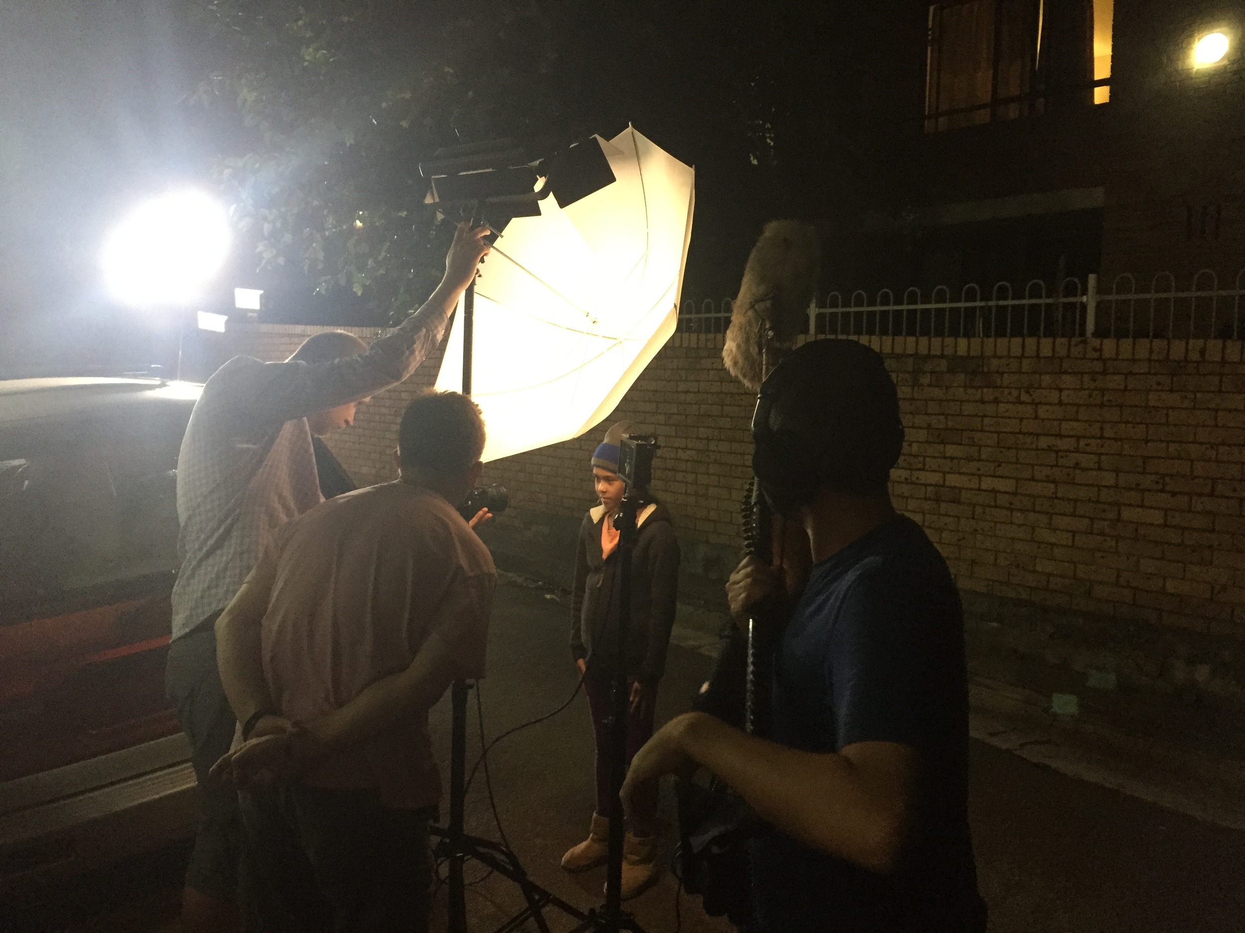 Last scene of the shoot
