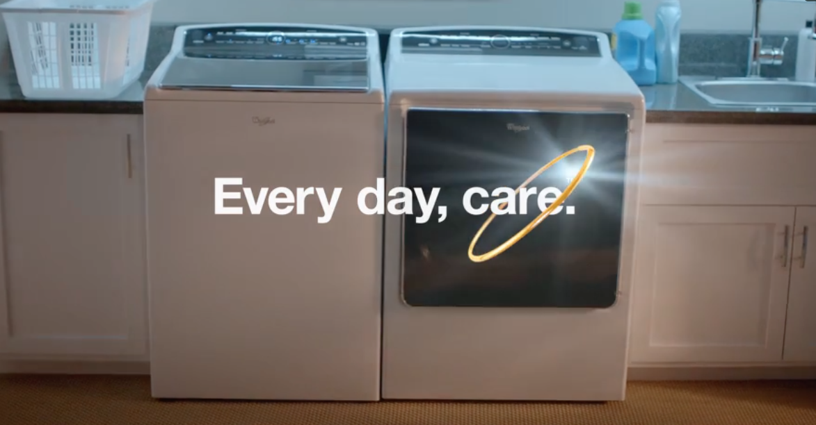 I was able to lend a hand in the launch of the Whirlpool Everyday, Care campaign. 
