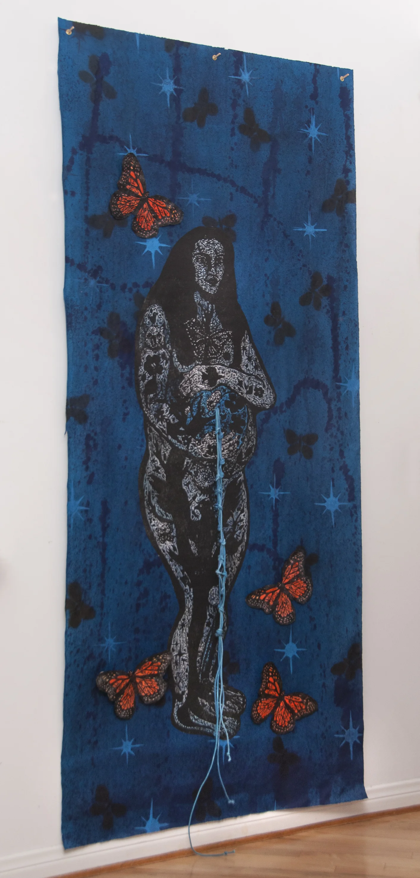 Blue Stardust 86"x39"x3"