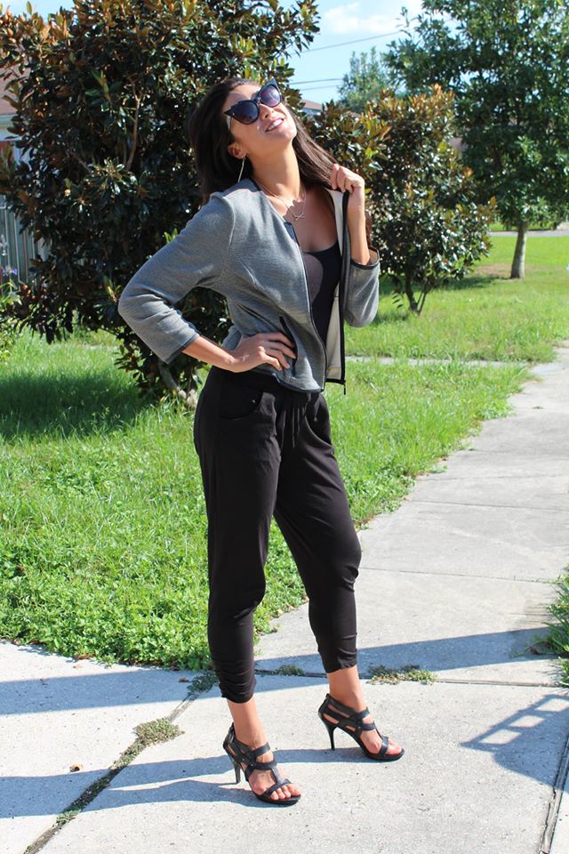 Jacket - Noir Earrings - Cole Haan Pants - Summer & Sage Necklace - French Connection