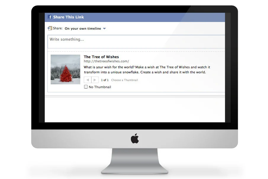 Share your wish with the world