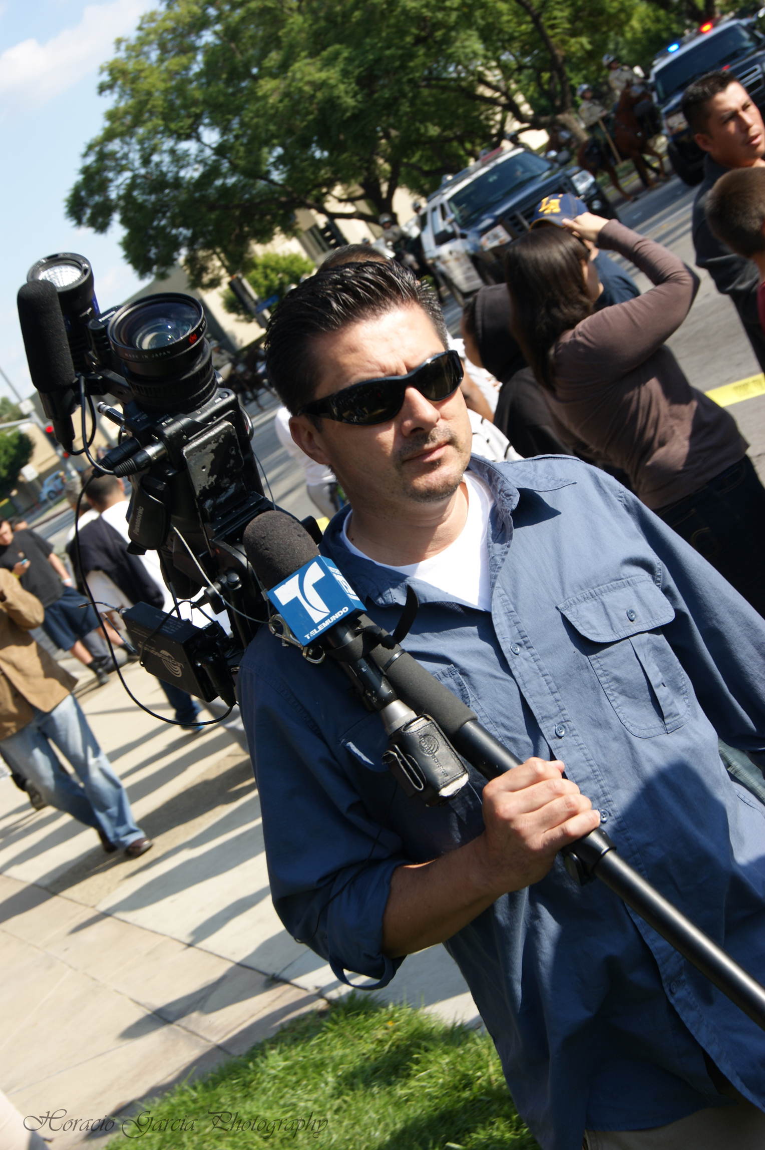 This protest caught the attention of the media, including ABC7, CBS2 and Telemundo