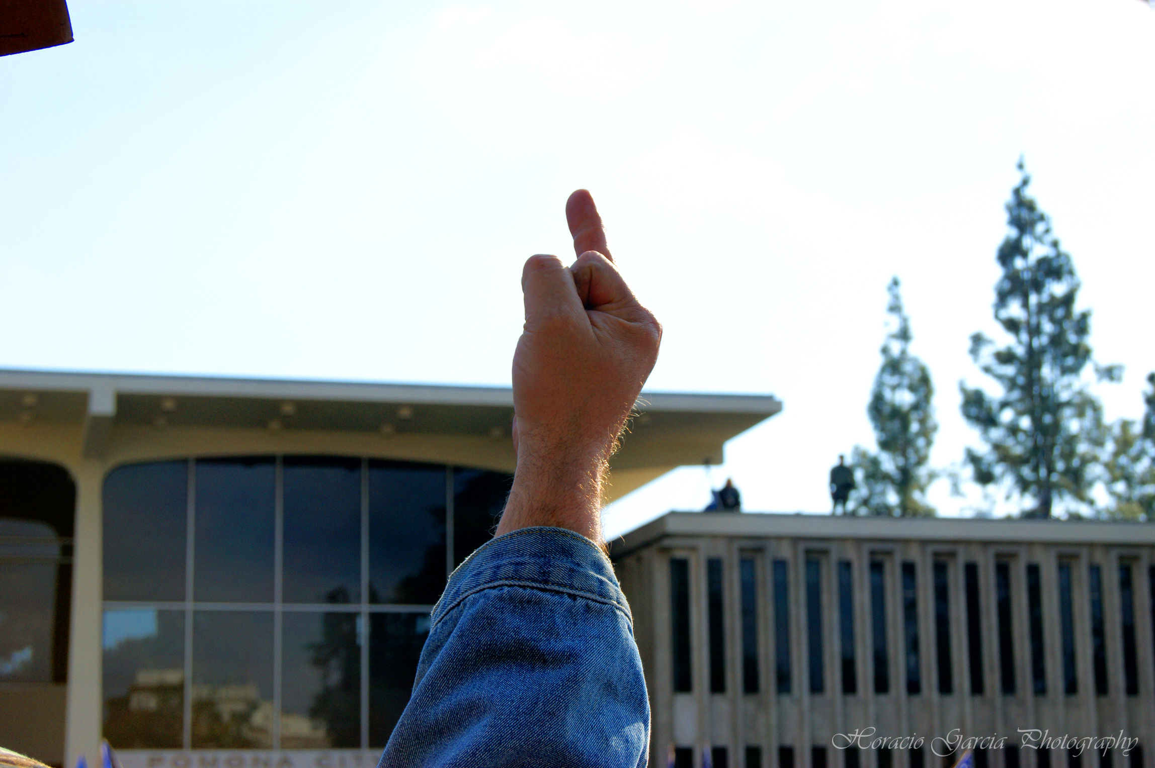 More middle fingers