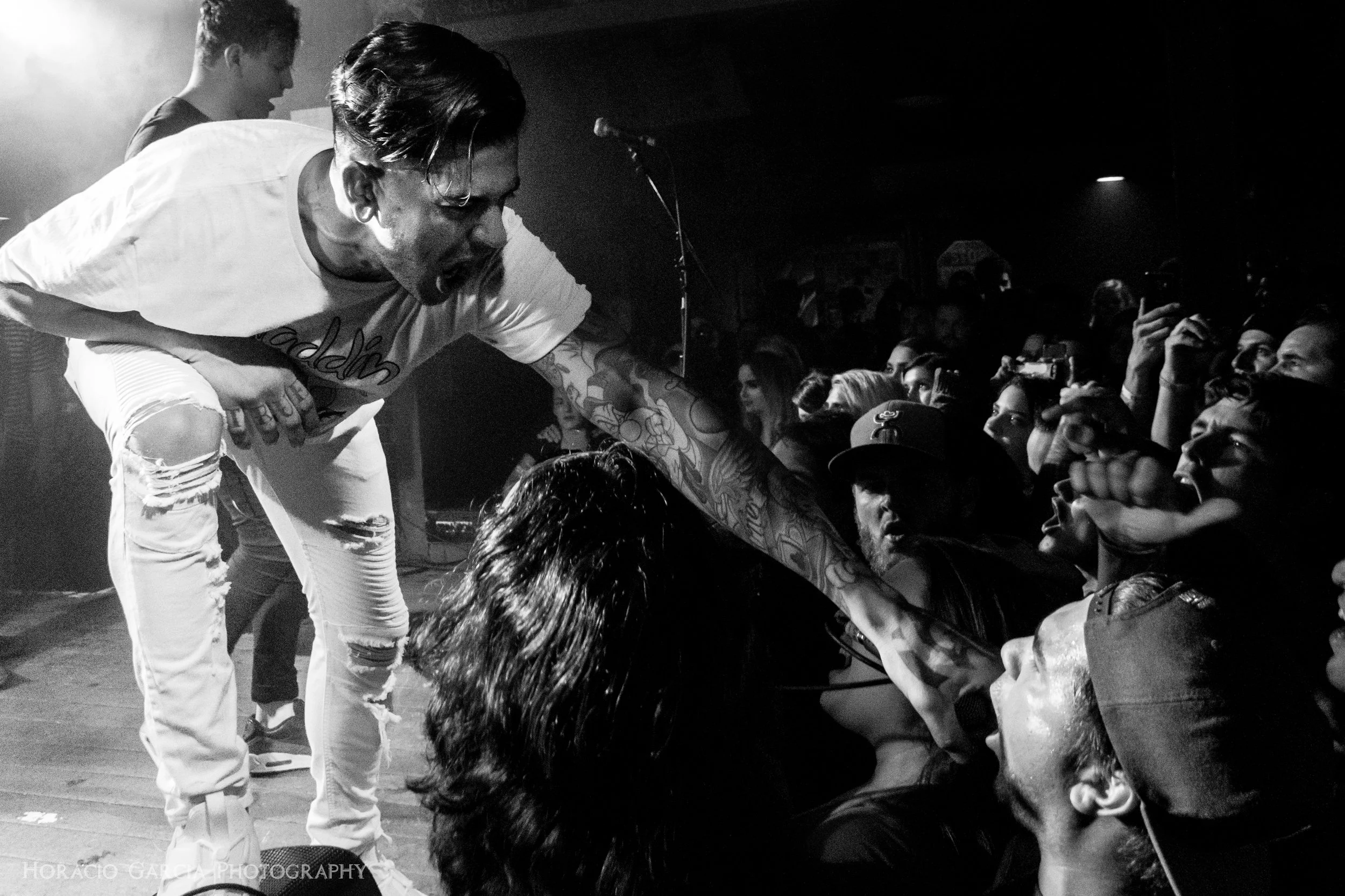 Metalcore band At The Skylines playing their first live show in nearly six years. January 2019.